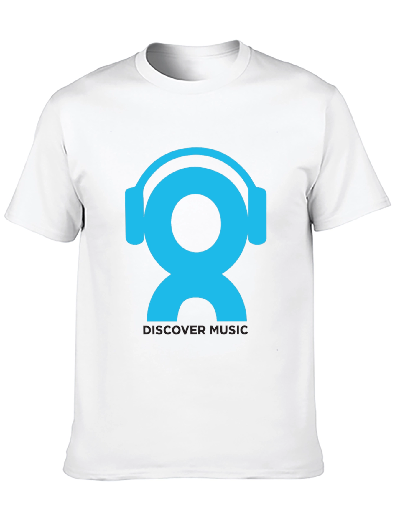 Discover Music Graphic T-Shirt - Black