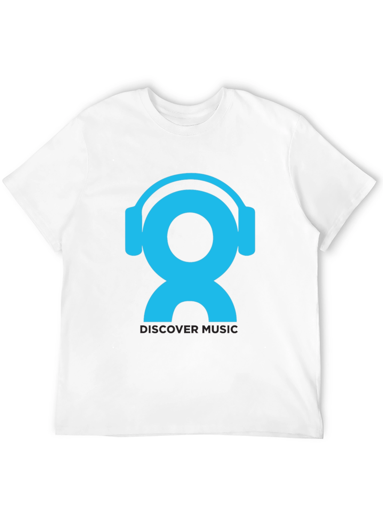 Discover Music Graphic T-Shirt - Black
