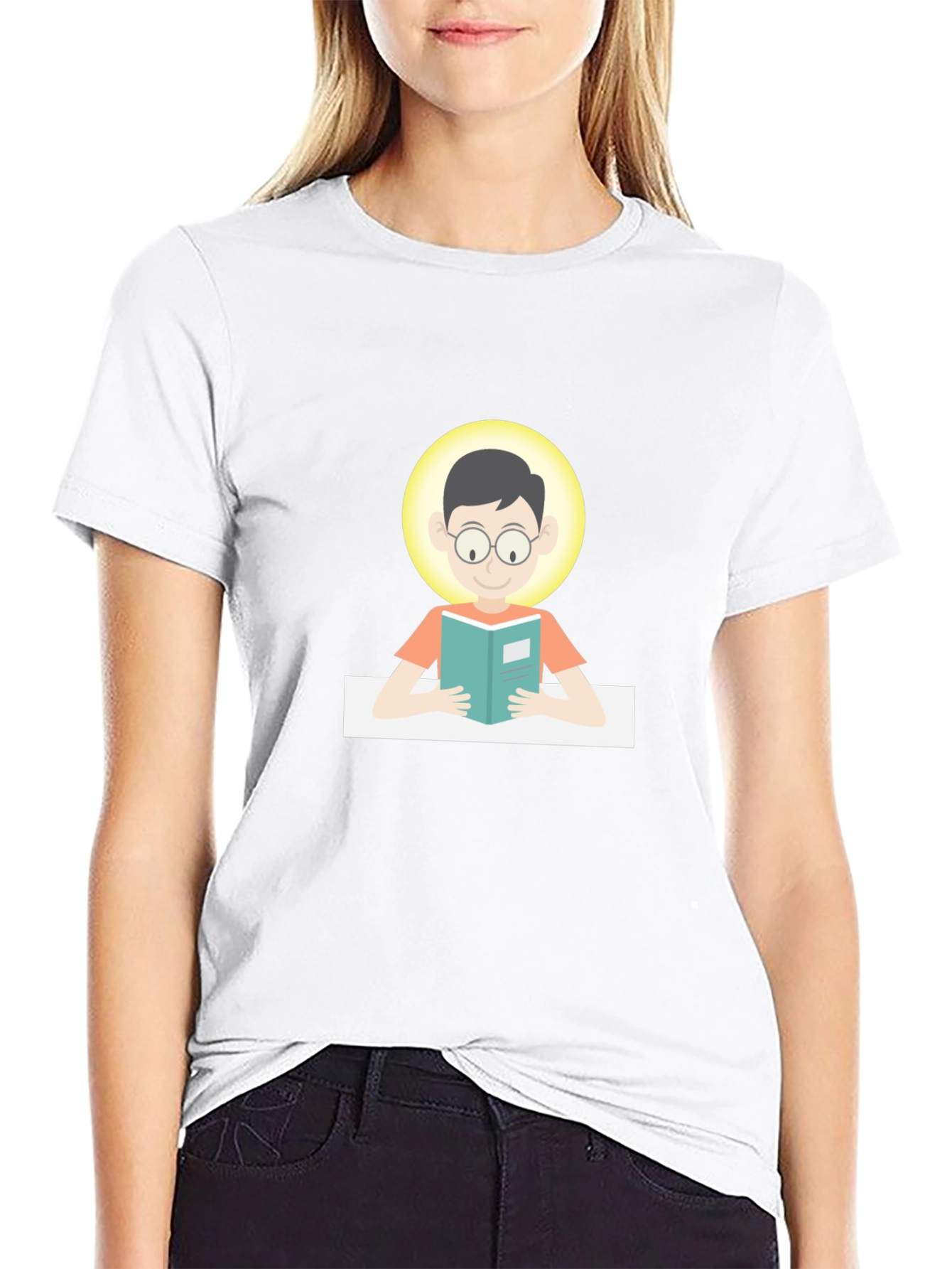 Bookworm Black Tee