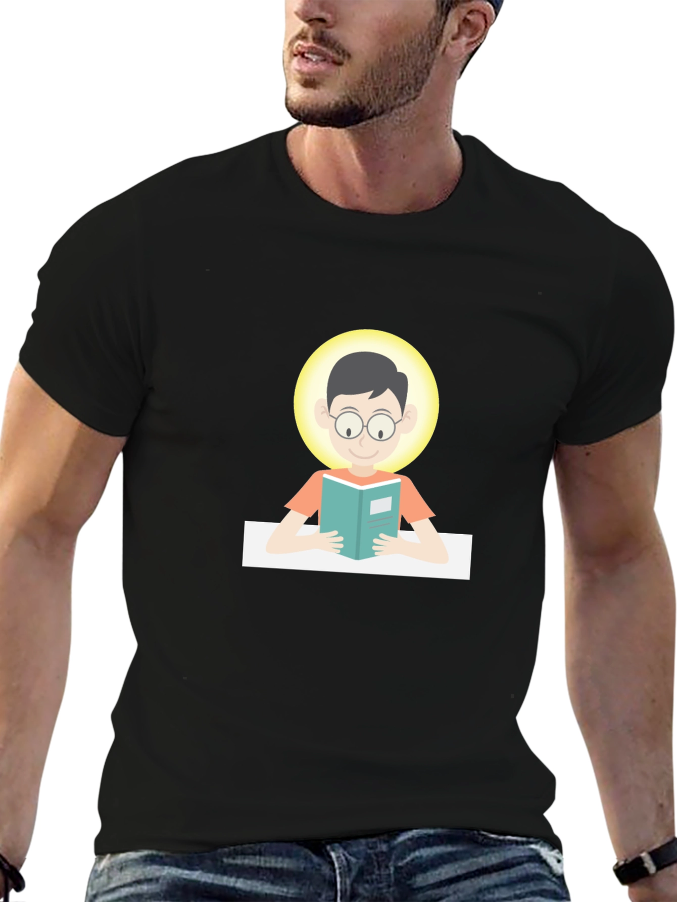 Bookworm Black Tee