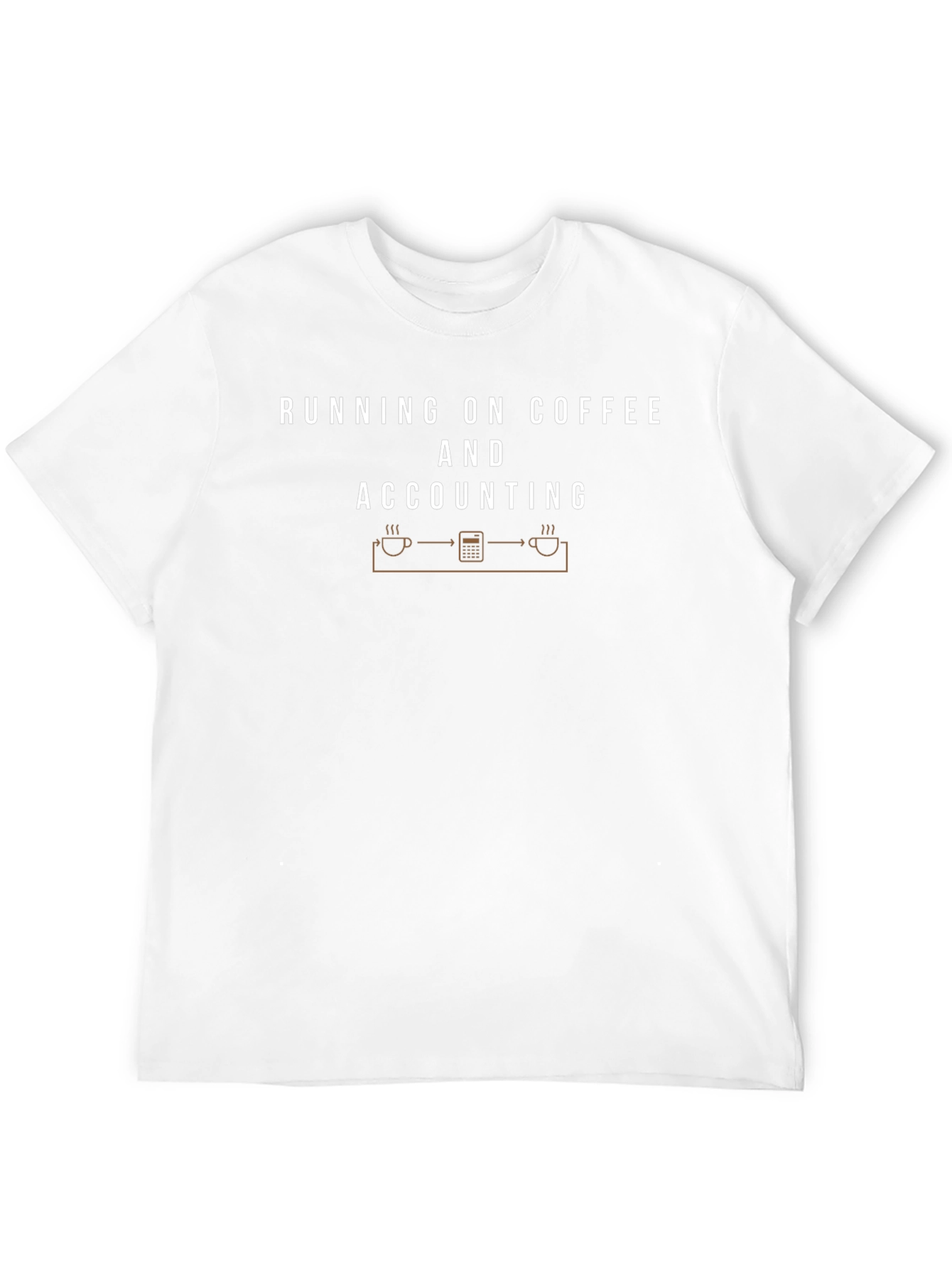 Coffee & Accounting T-Shirt - Funny Accountant Tee