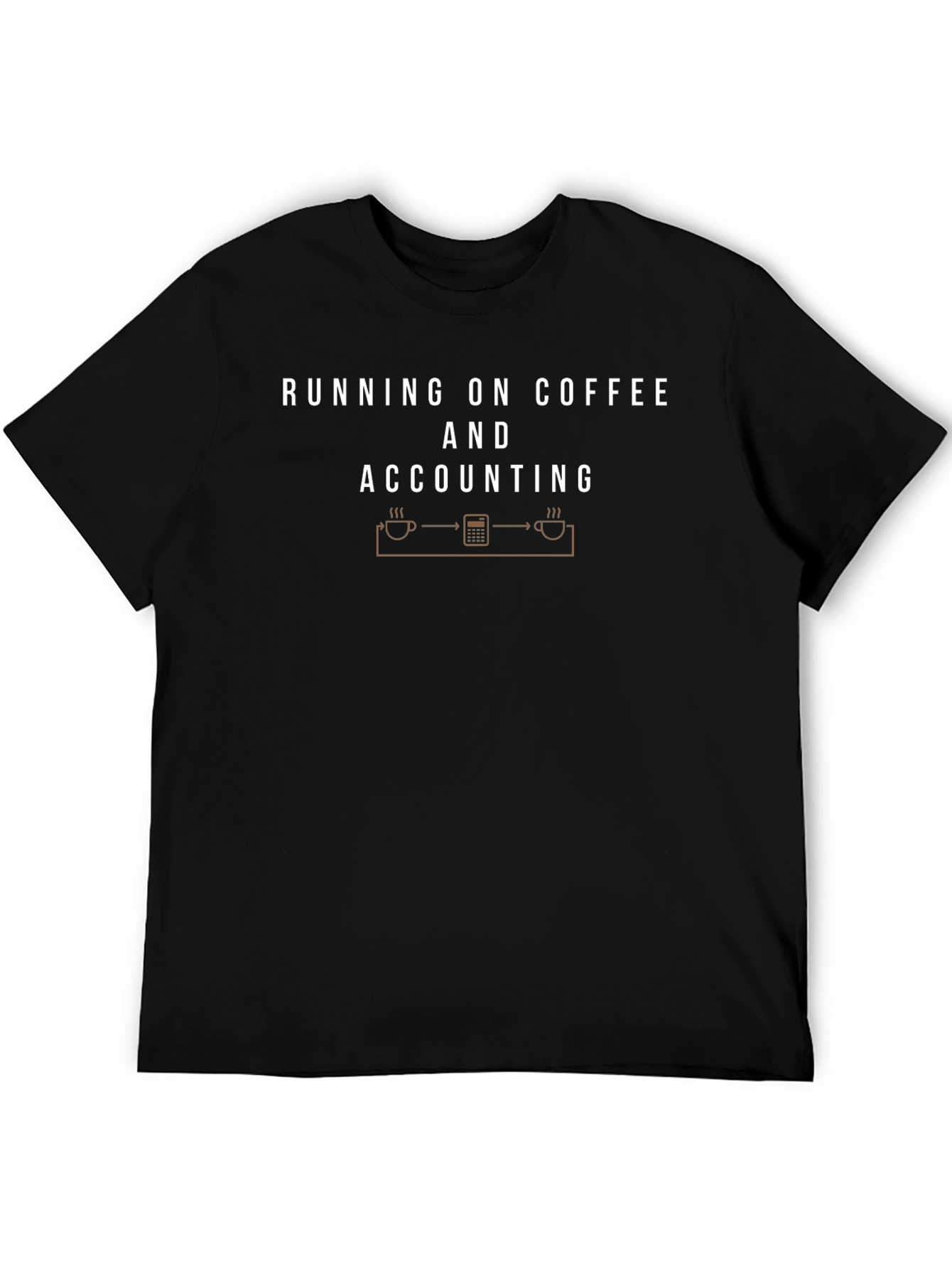 Coffee & Accounting T-Shirt - Funny Accountant Tee