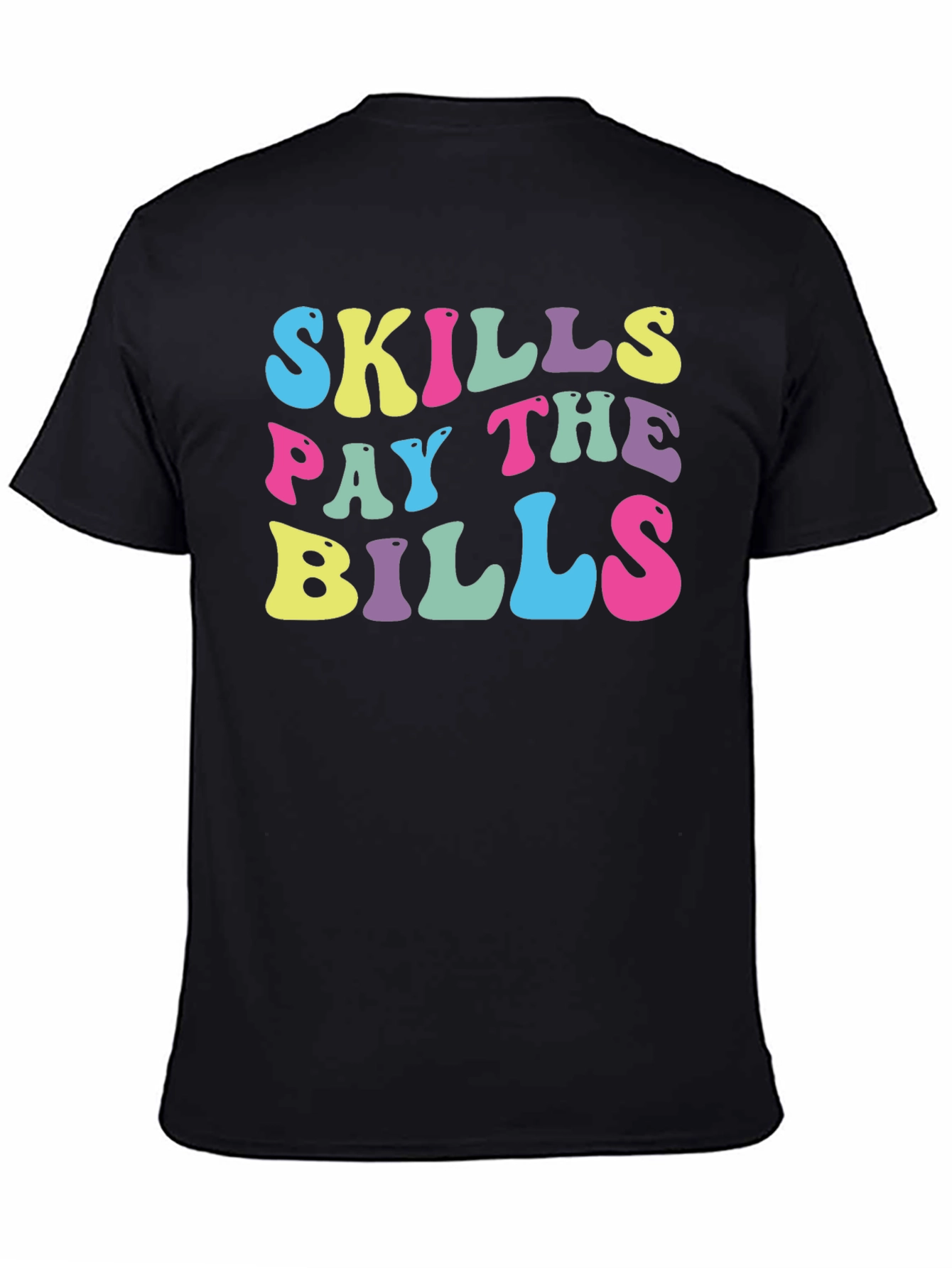 Skills Pay The Bills Retro T-Shirt