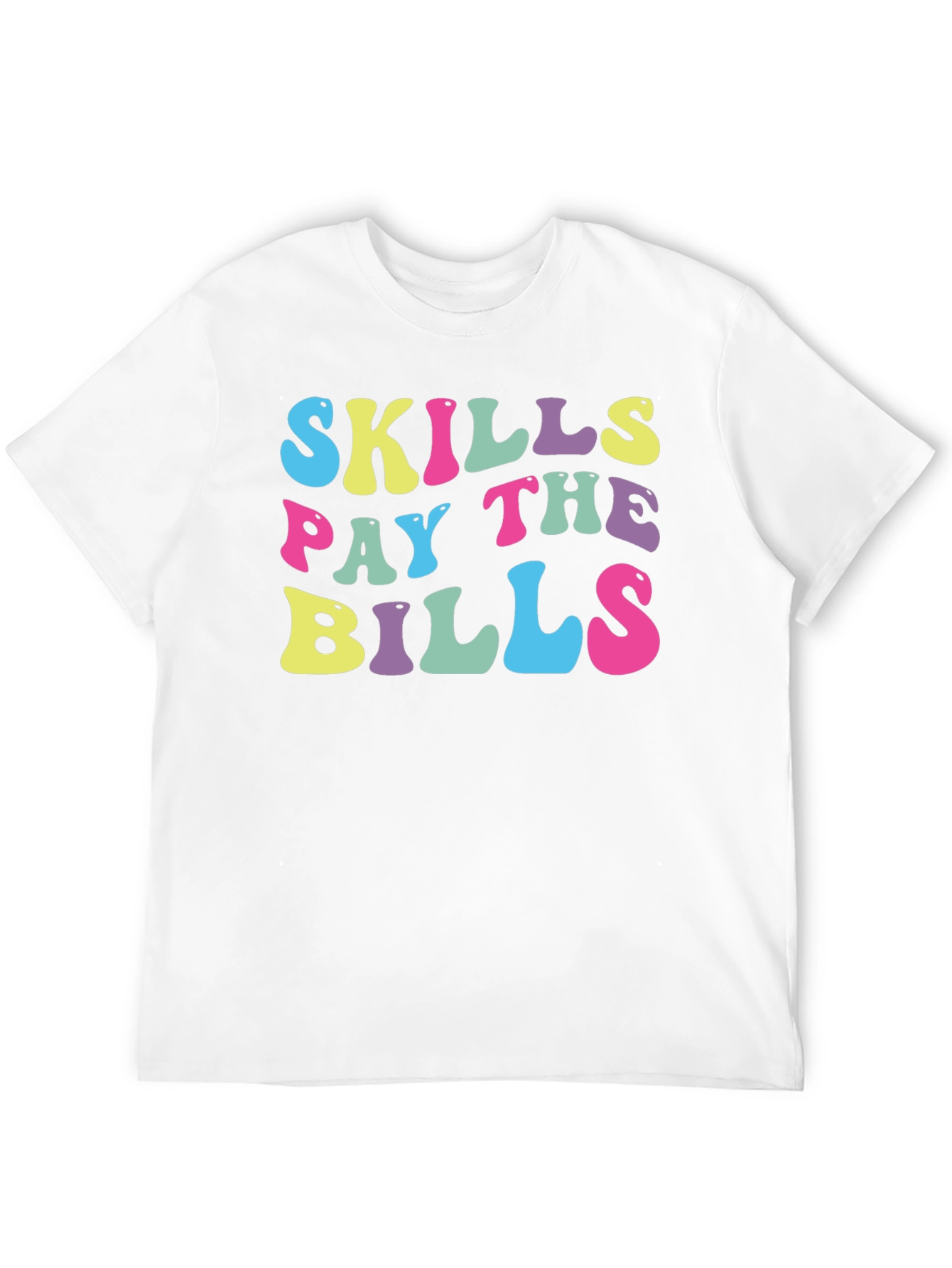 Skills Pay The Bills Retro T-Shirt