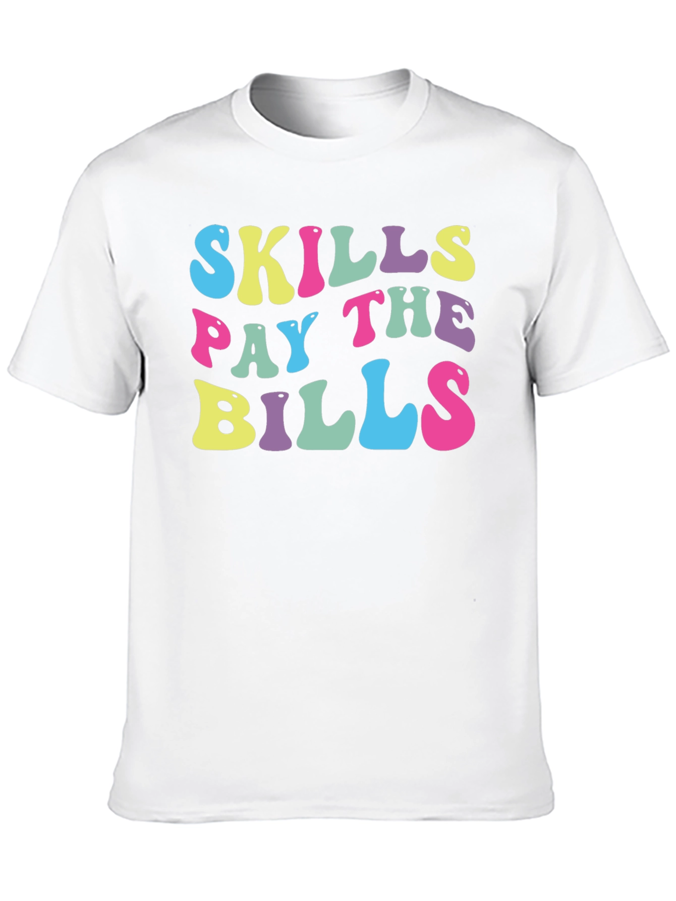 Skills Pay The Bills Retro T-Shirt