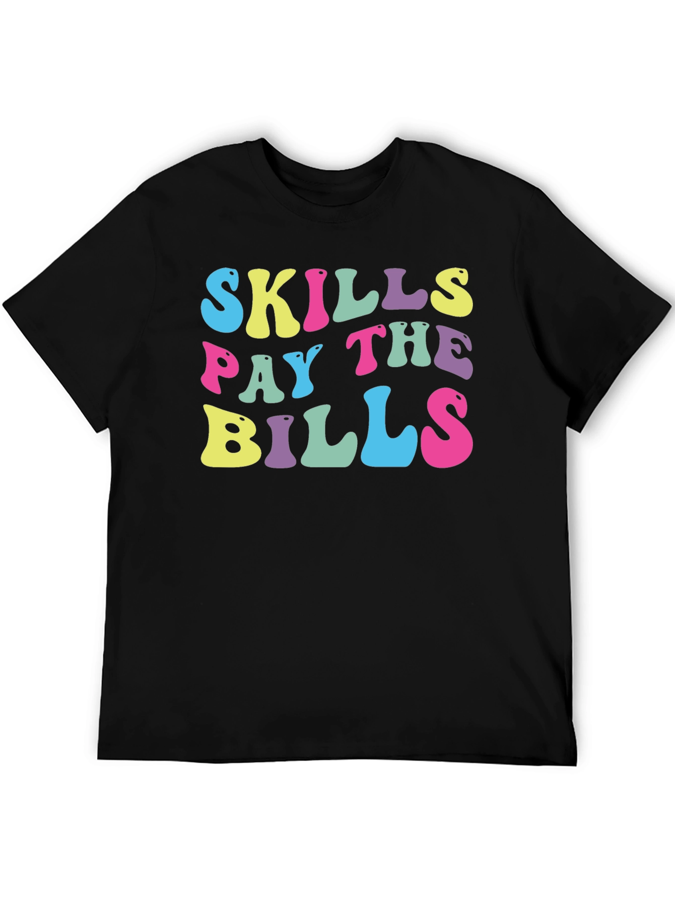 Skills Pay The Bills Retro T-Shirt