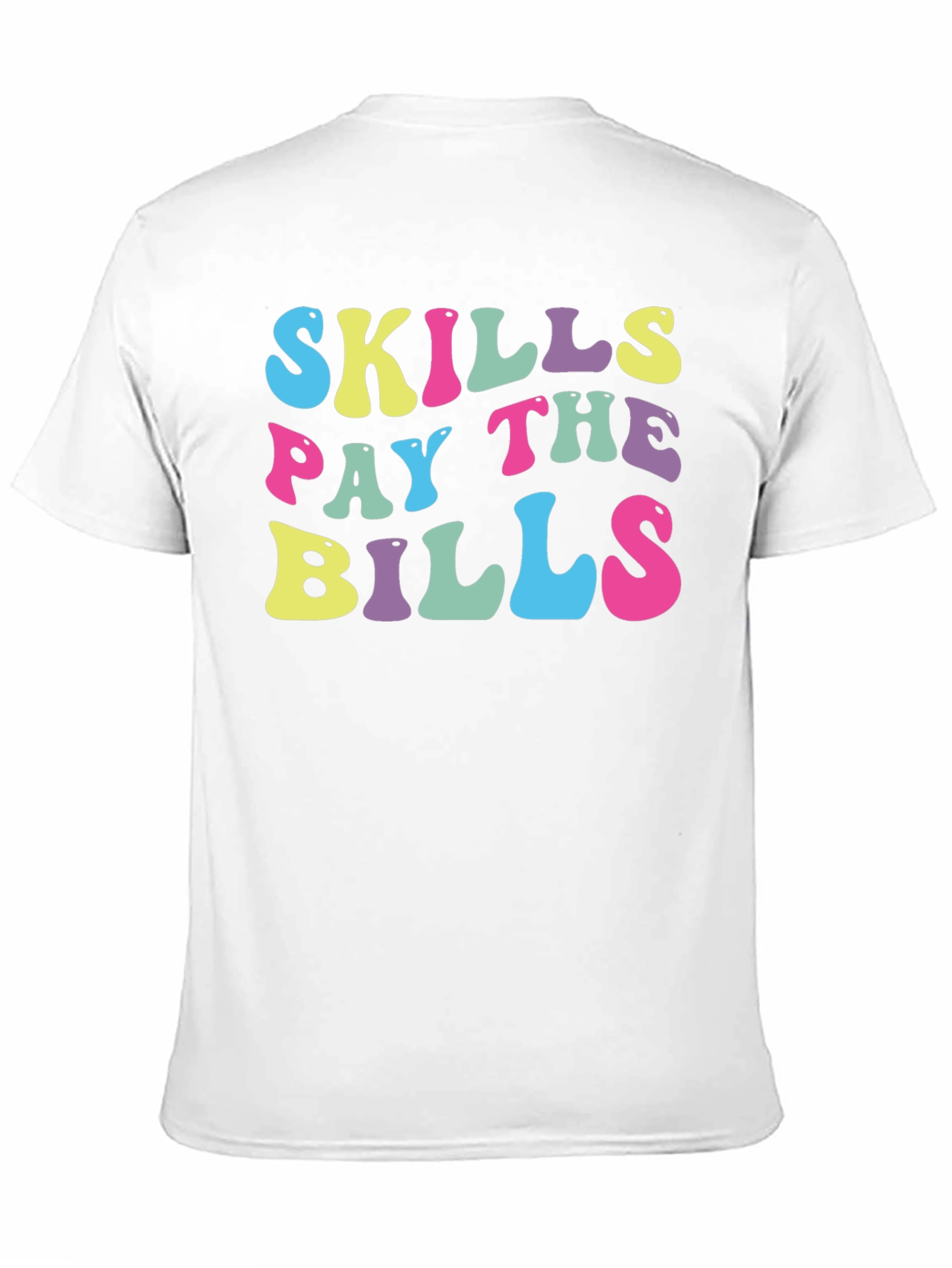 Skills Pay The Bills Retro T-Shirt
