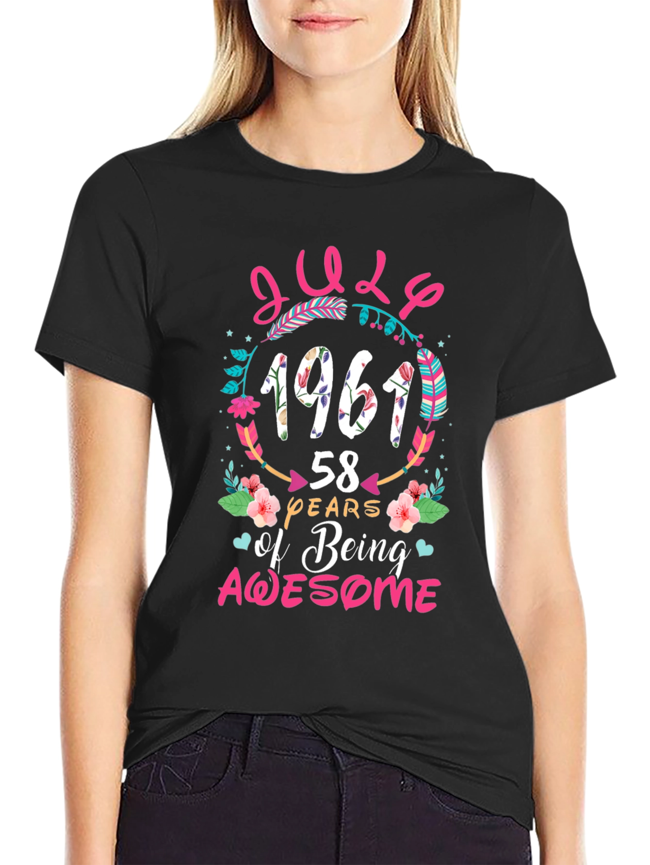 July 1961 58 Years of Being Awesome T-Shirt