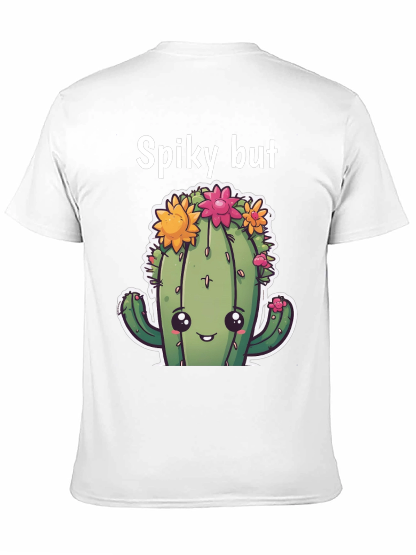 Spiky But Cute Cactus Graphic T-Shirt