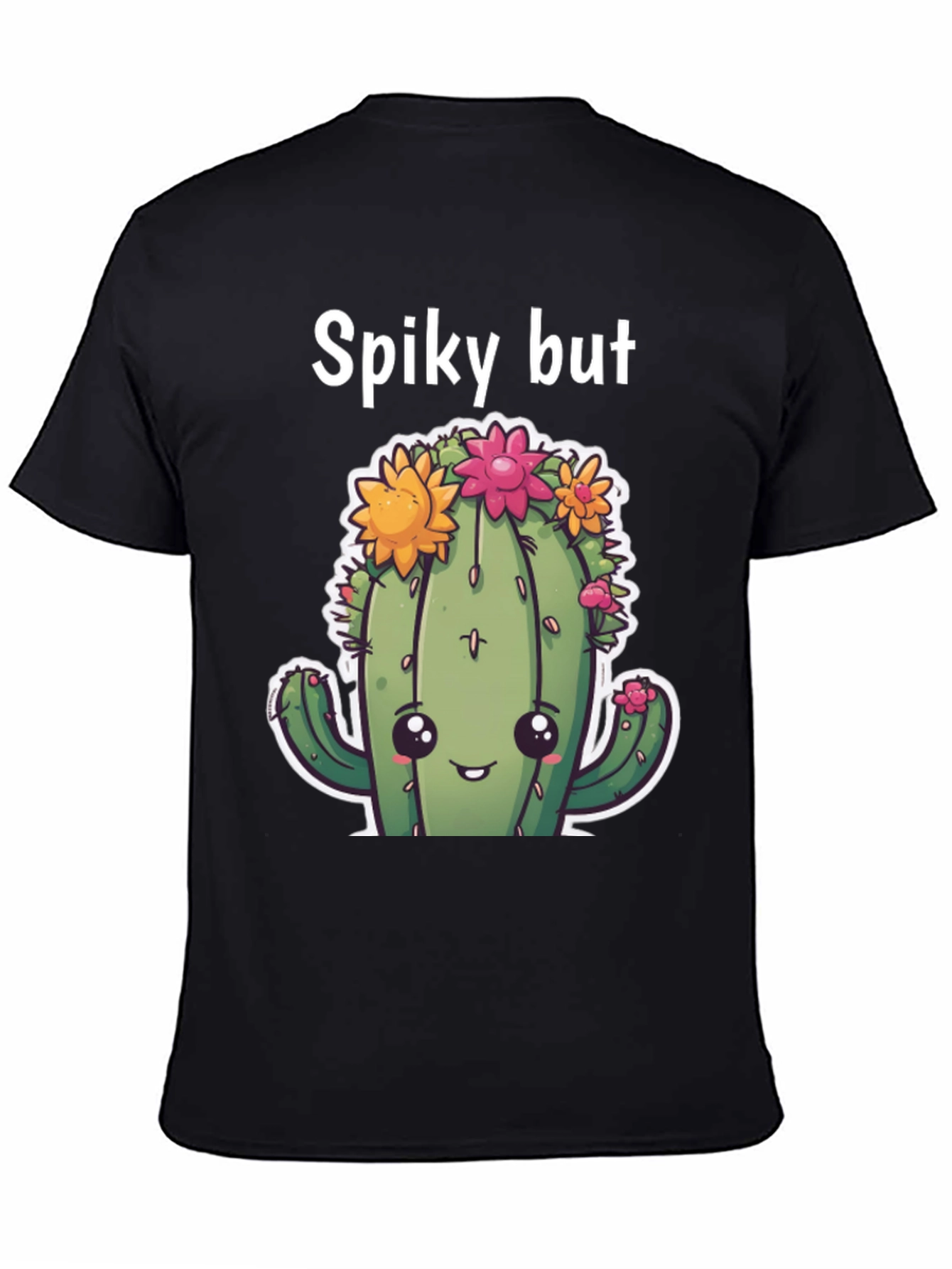 Spiky But Cute Cactus Graphic T-Shirt