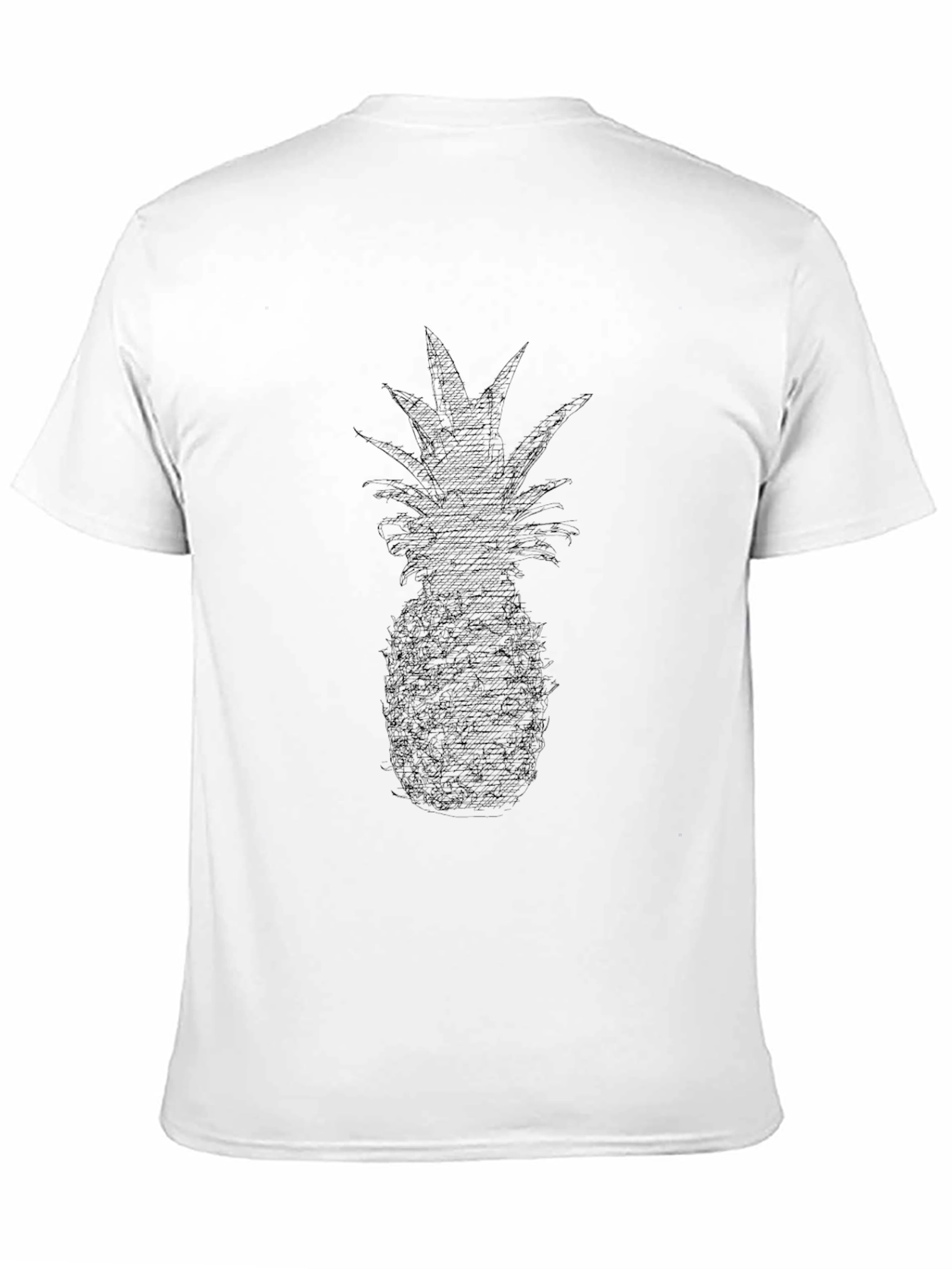 Pineapple Graphic Tee - Stylish Black T-Shirt