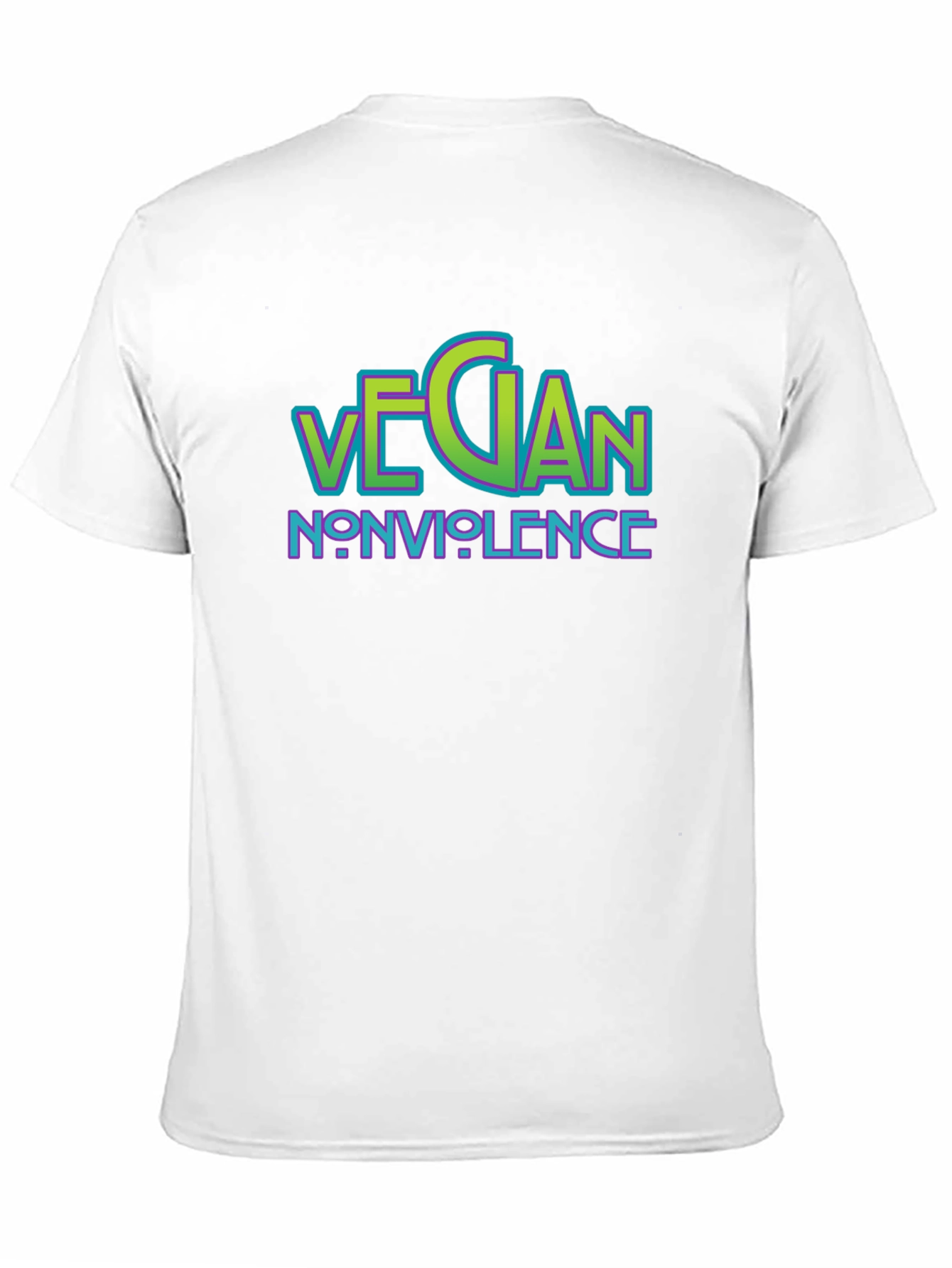 Vegan Nonviolence Graphic T-Shirt - Black