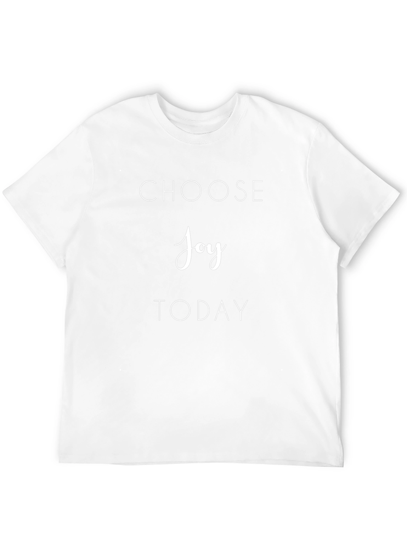 Choose Joy Today Graphic Tee - Black