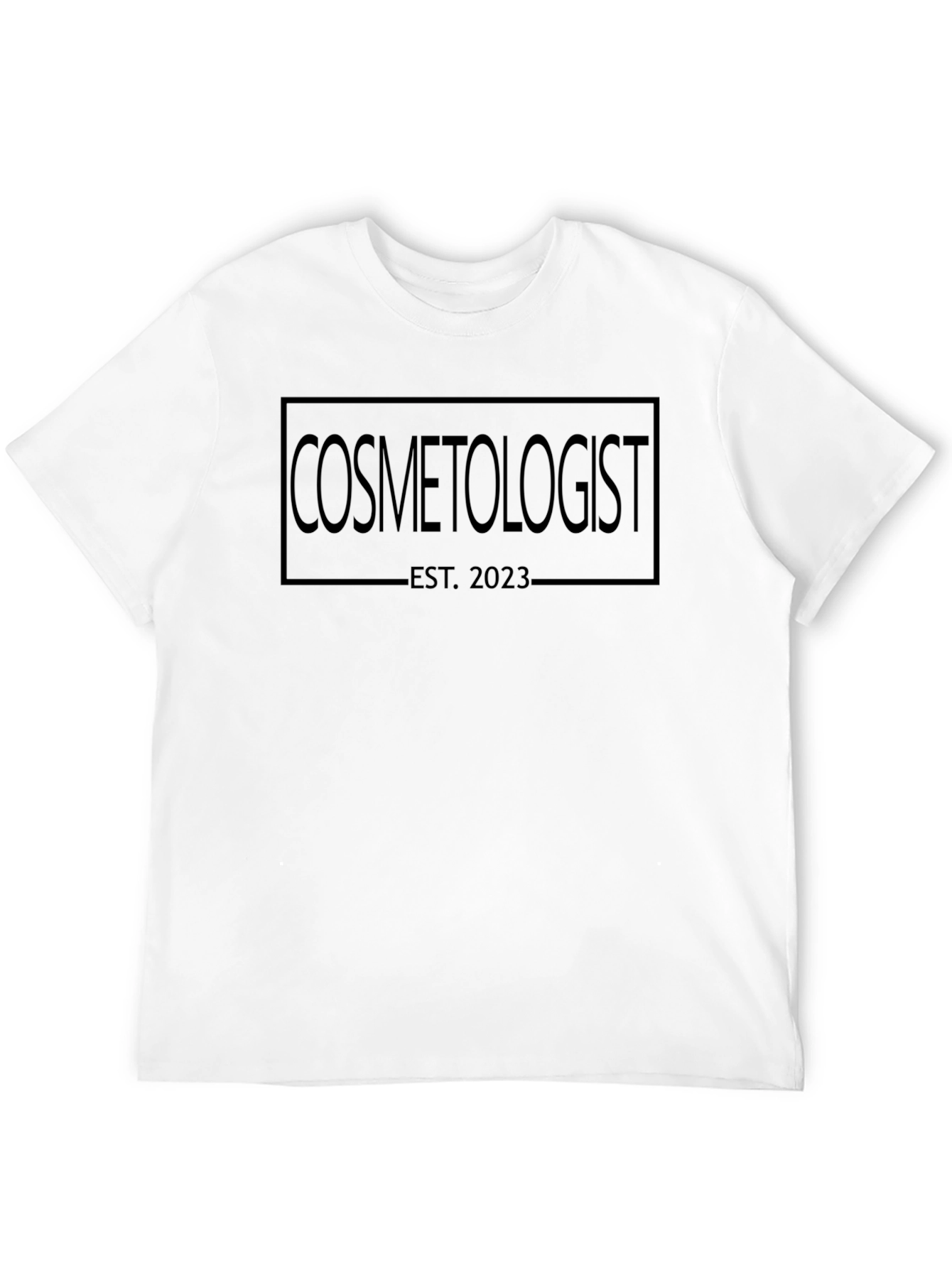 Cosmetologist Est. 2023 Black T-Shirt