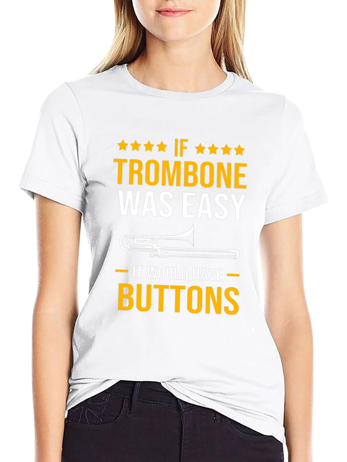 If Trombone Was Easy - Funny Musician T-Shirt