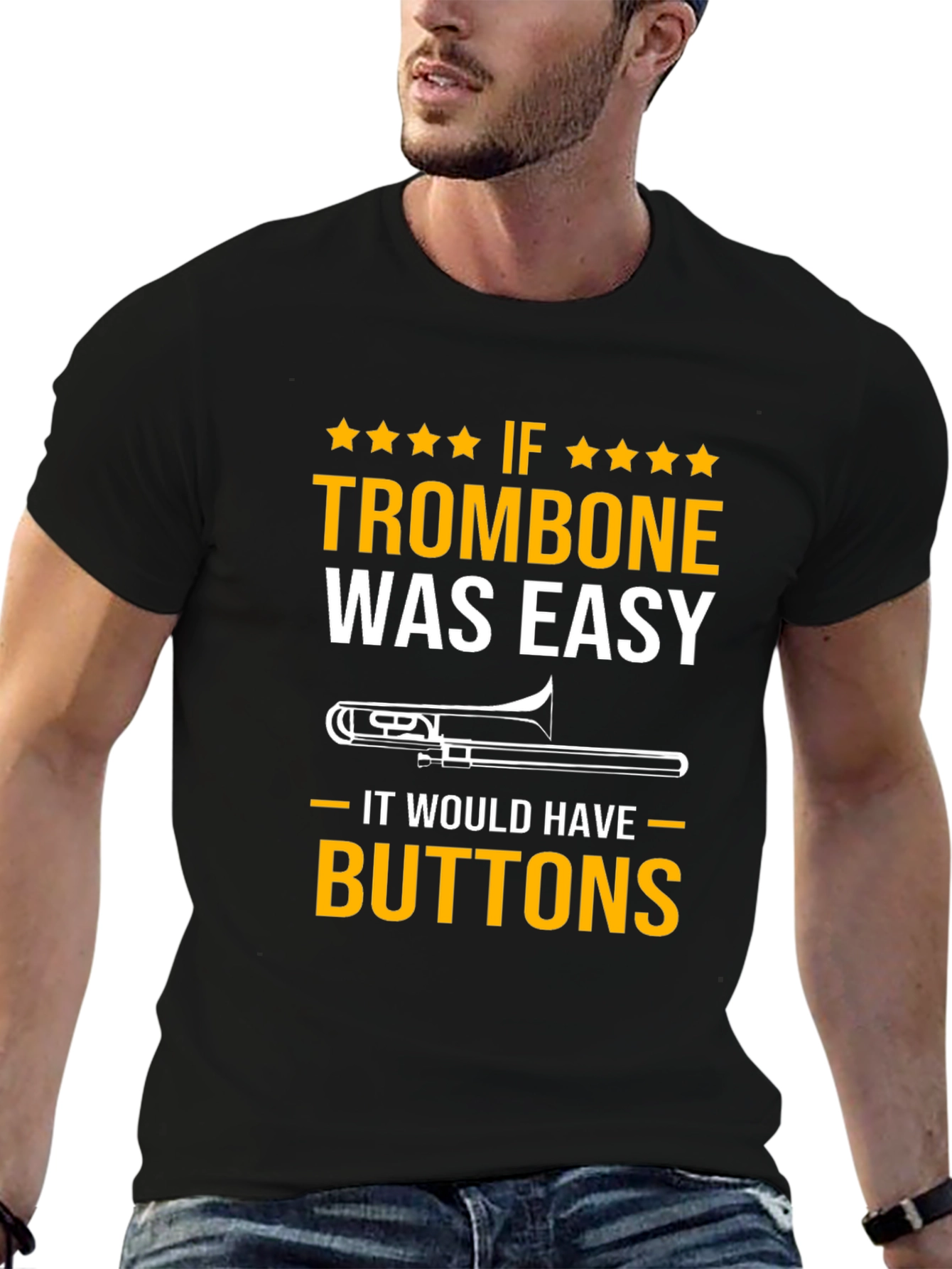 If Trombone Was Easy - Funny Musician T-Shirt