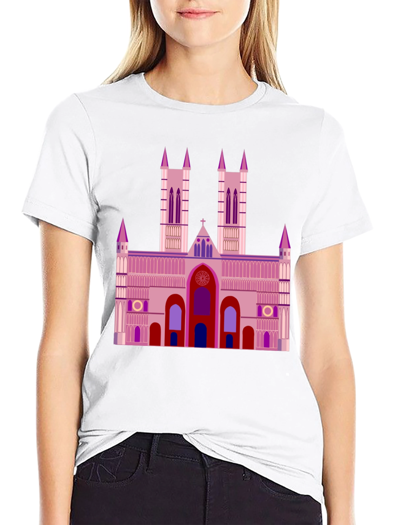 Cathedral Graphic T-Shirt - Black