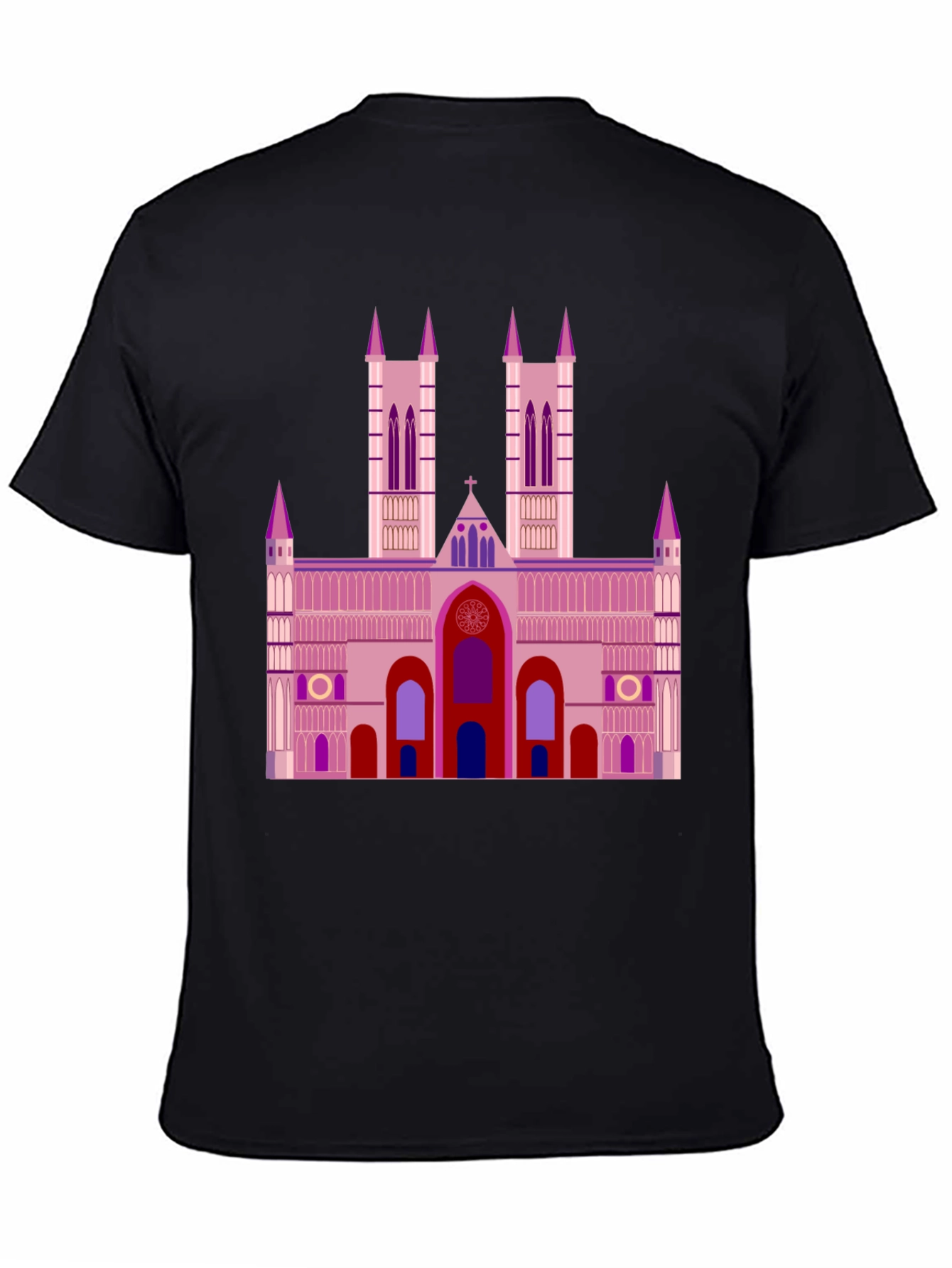 Cathedral Graphic T-Shirt - Black