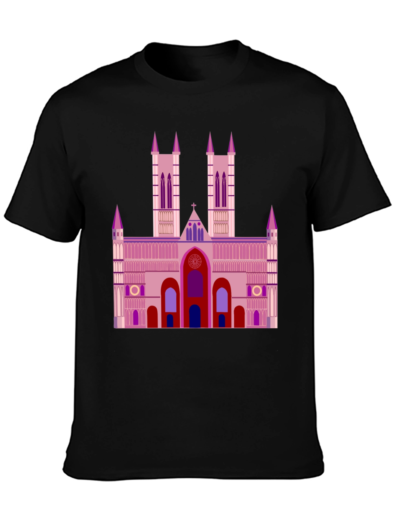 Cathedral Graphic T-Shirt - Black