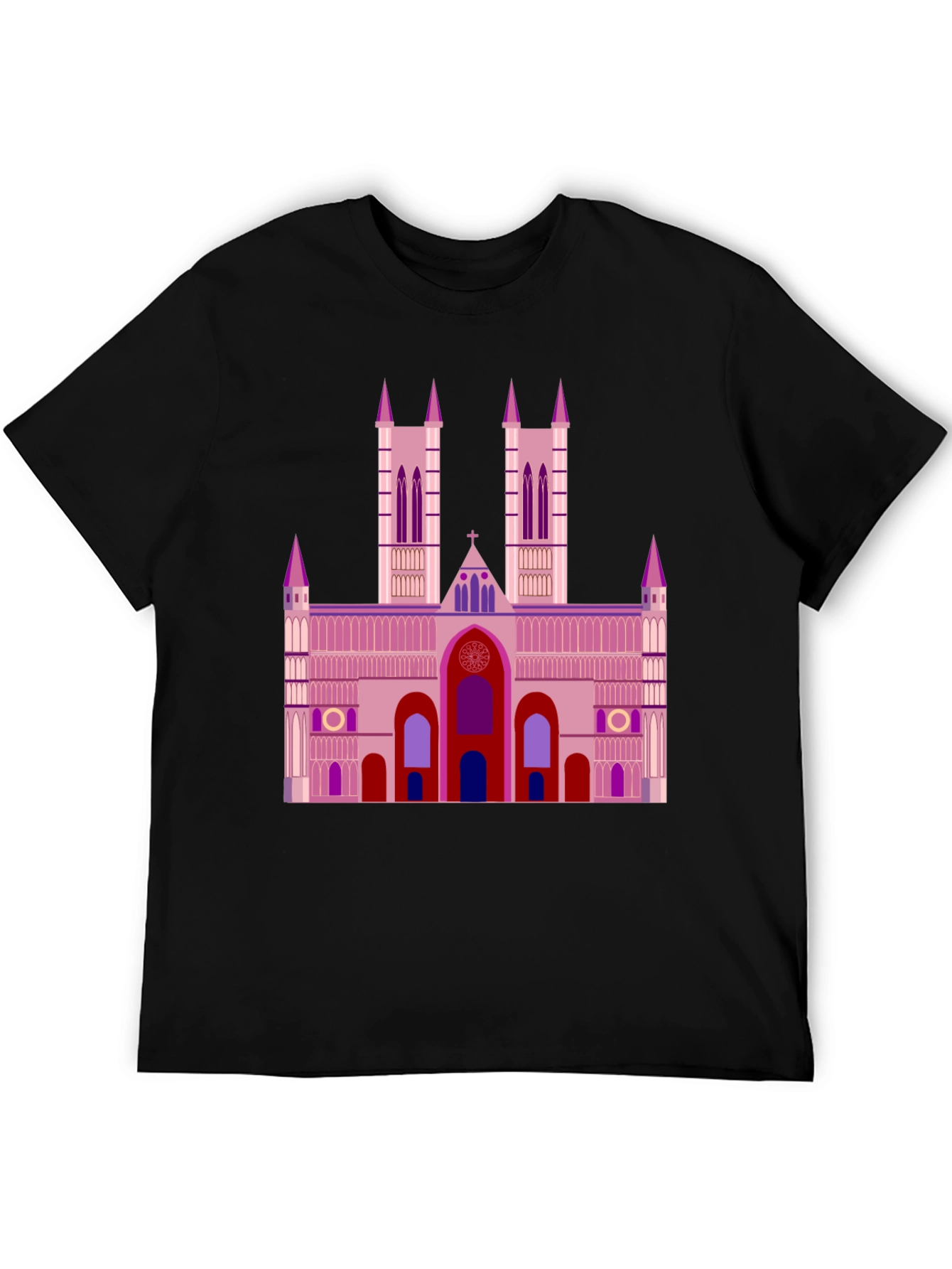 Cathedral Graphic T-Shirt - Black