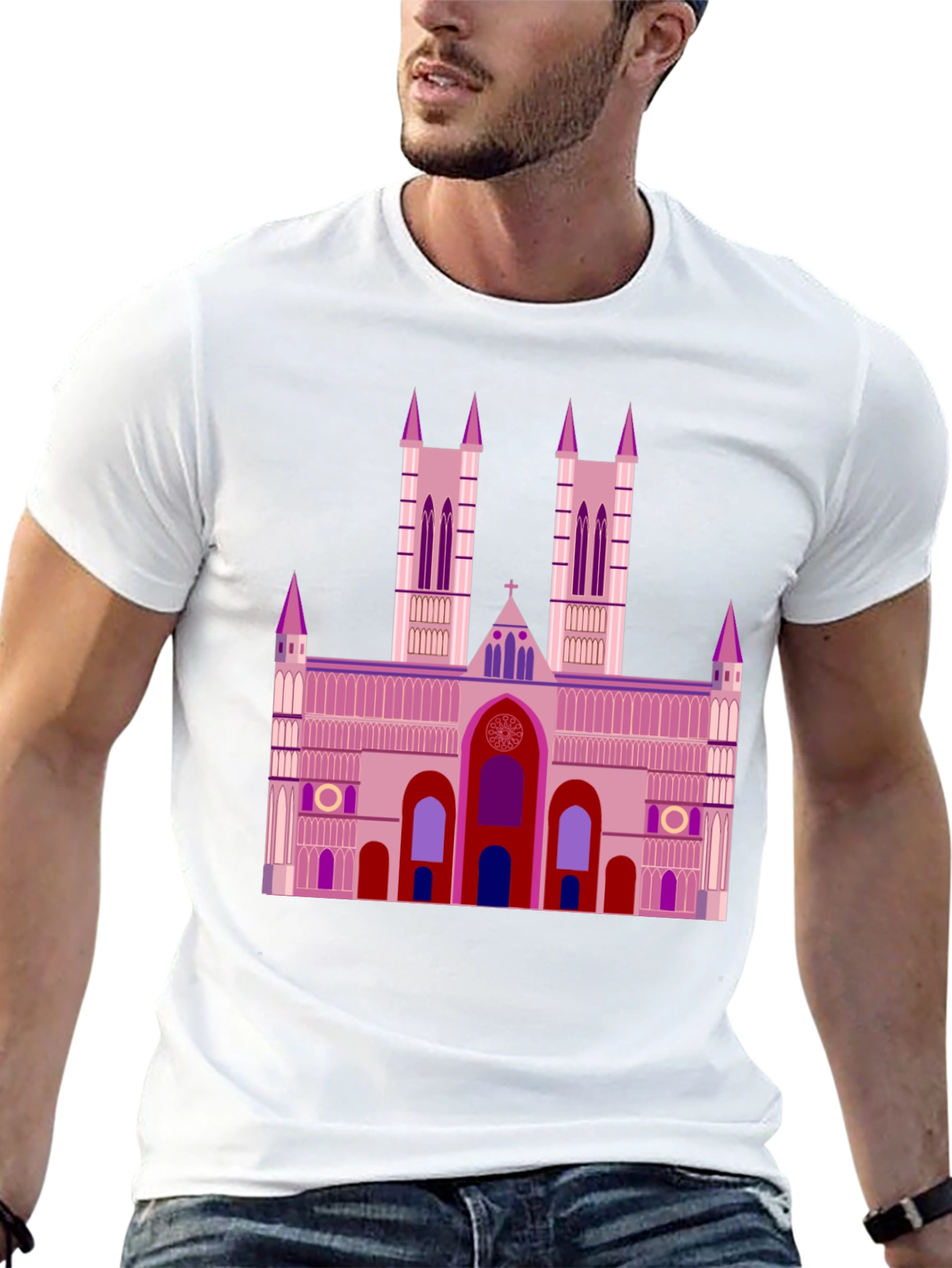 Cathedral Graphic T-Shirt - Black