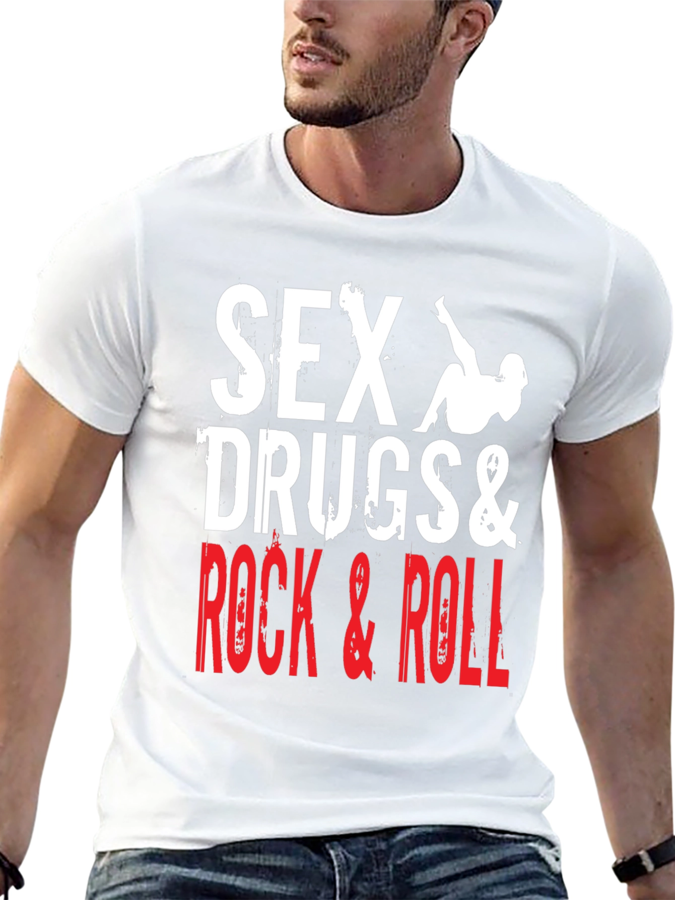 Sex Drugs & Rock and Roll Graphic T-Shirt