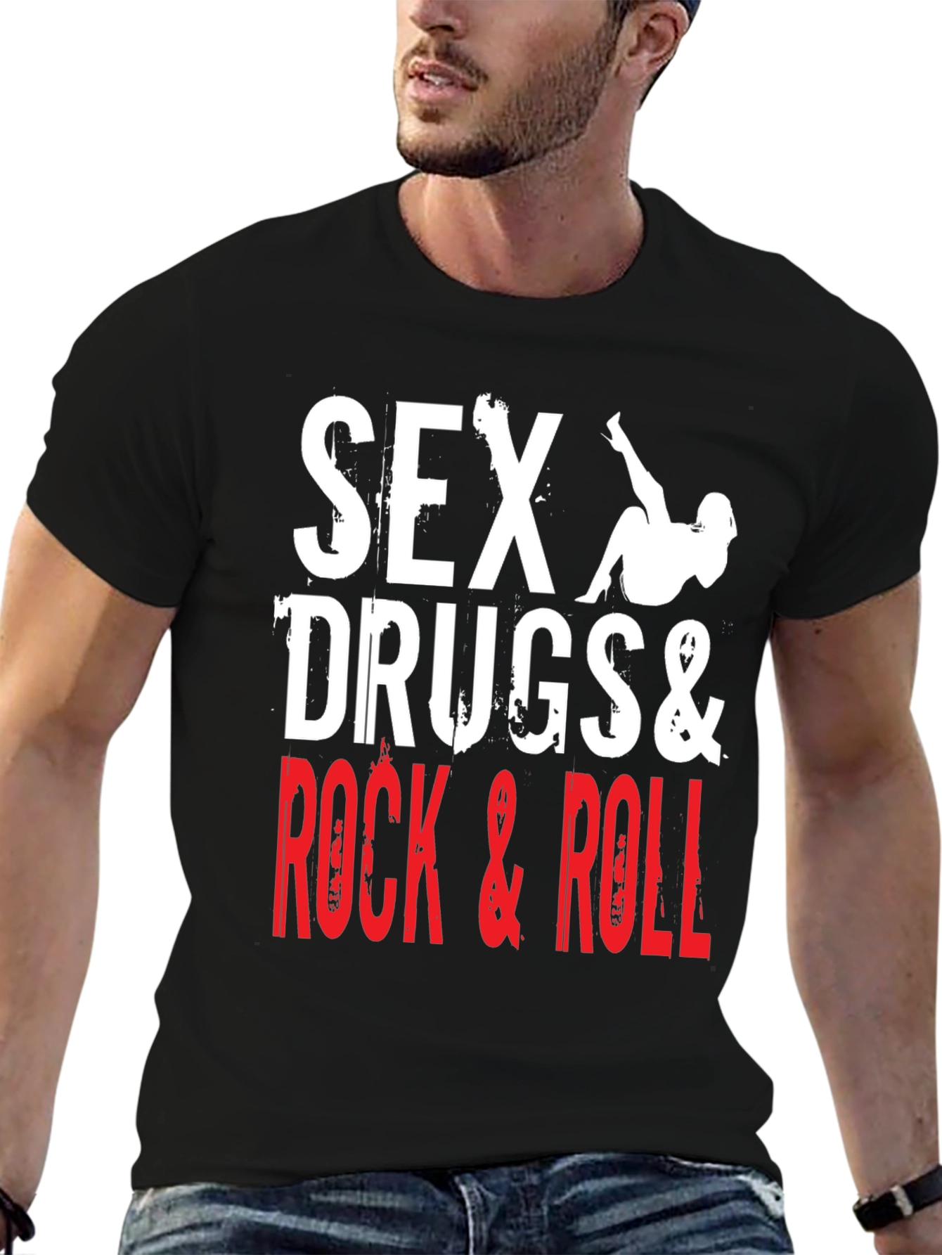 Sex Drugs & Rock and Roll Graphic T-Shirt