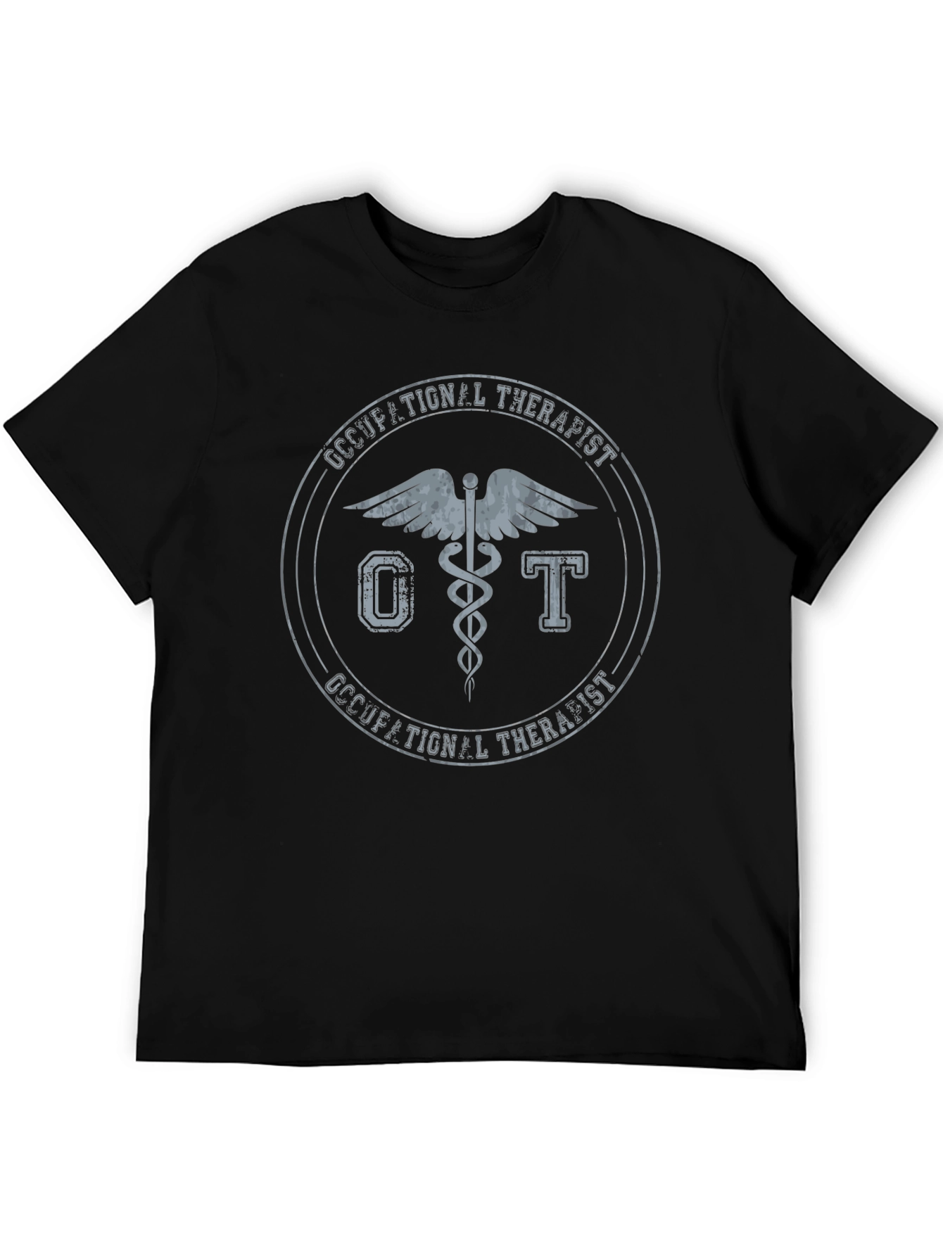Occupational Therapist T-Shirt Caduceus OT Gift