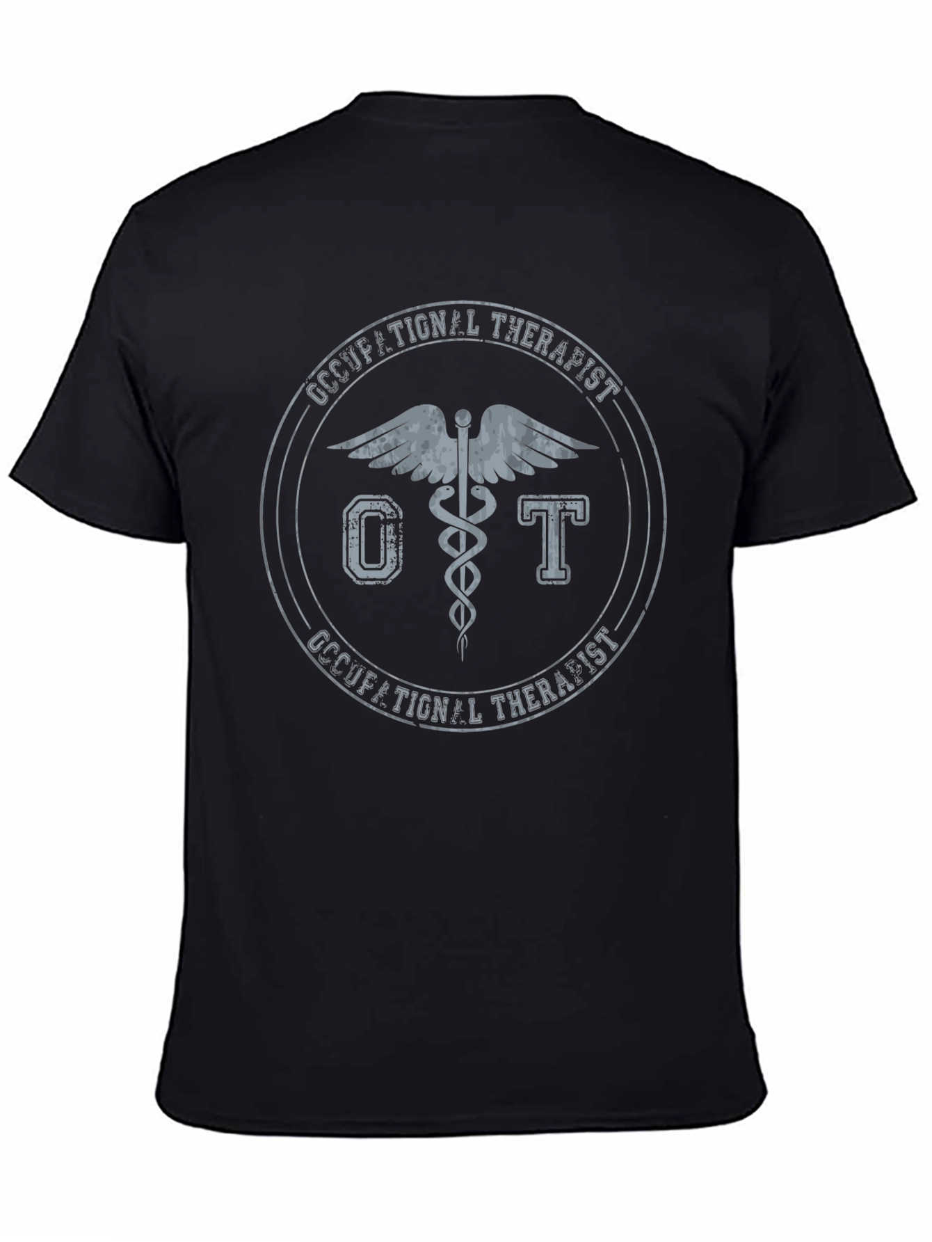 Occupational Therapist T-Shirt Caduceus OT Gift