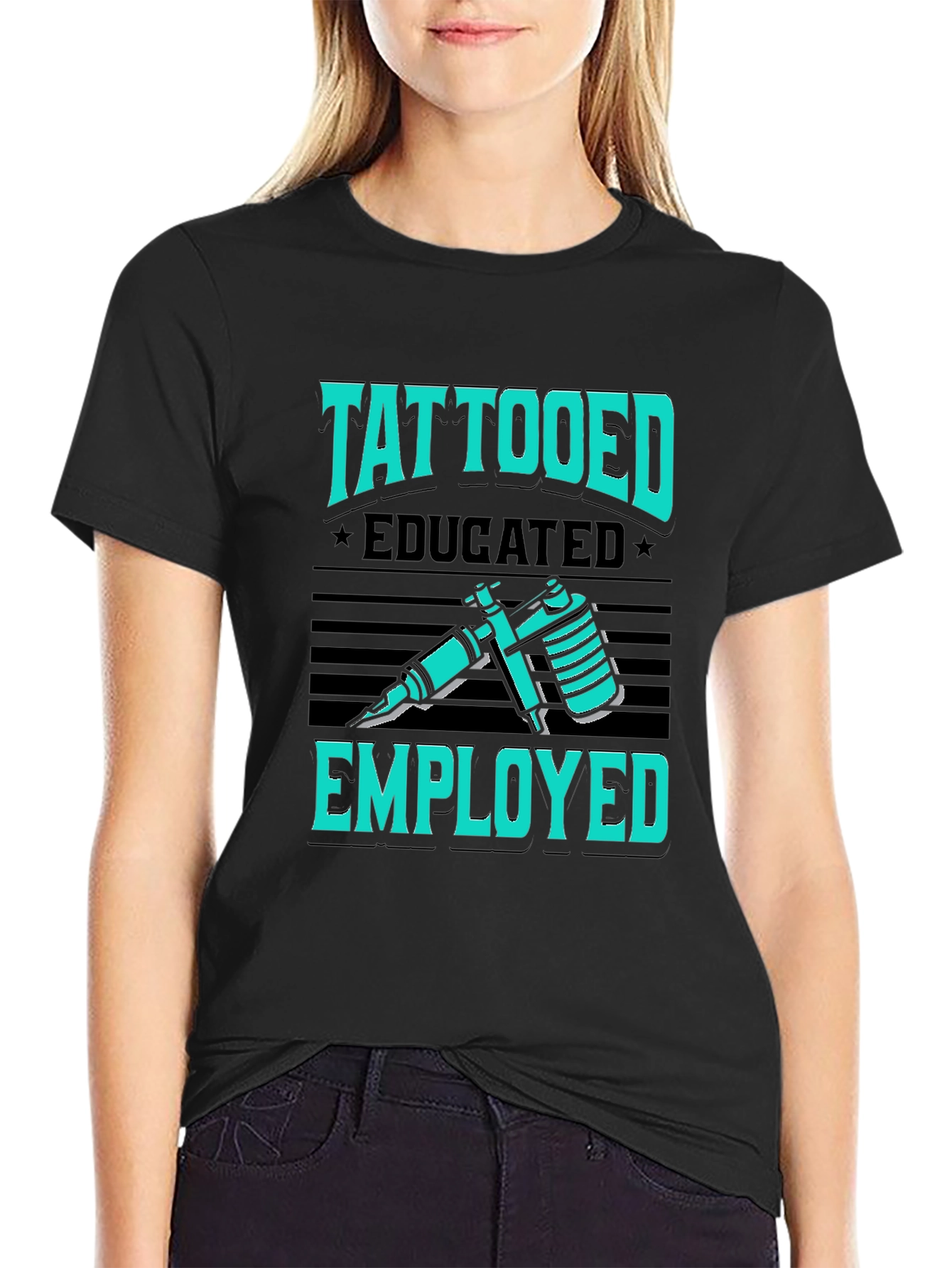 Tattooed Educated Employed Graphic T-Shirt