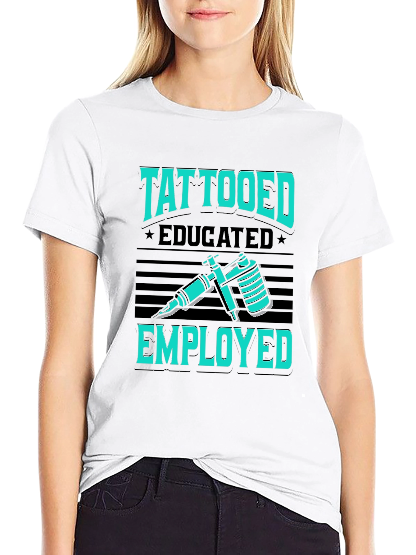 Tattooed Educated Employed Graphic T-Shirt