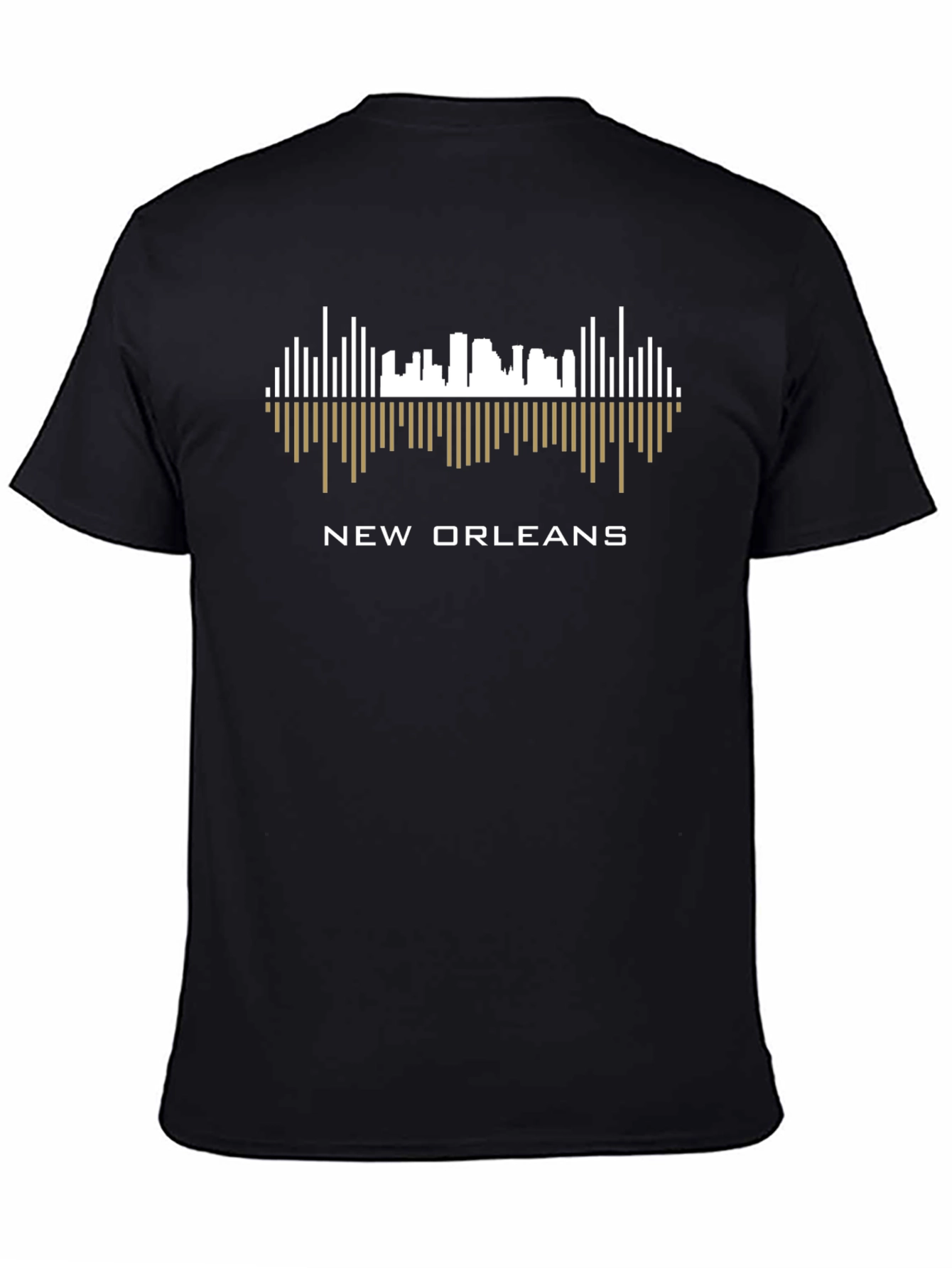 New Orleans Skyline Graphic Tee - Black