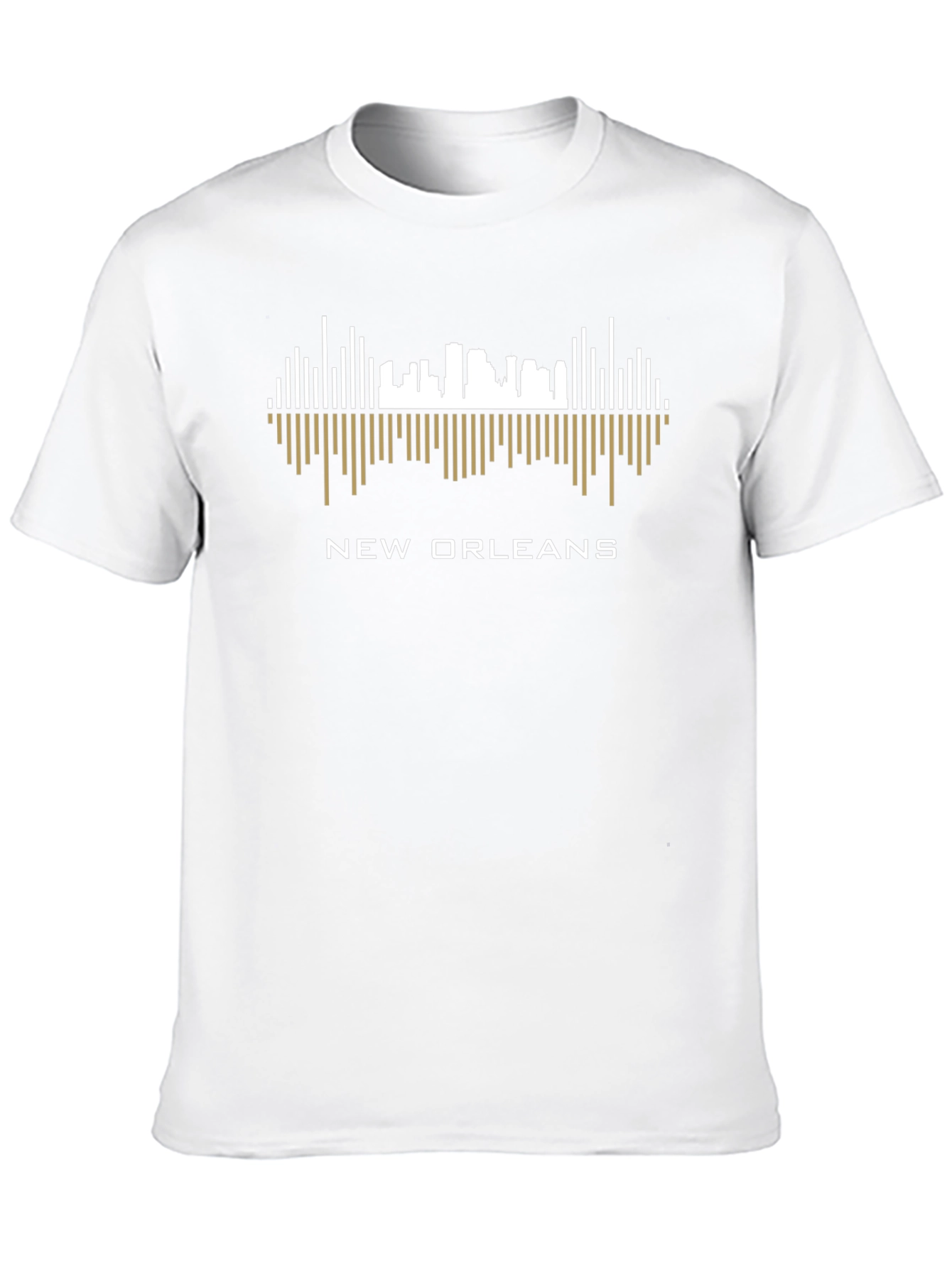 New Orleans Skyline Graphic Tee - Black