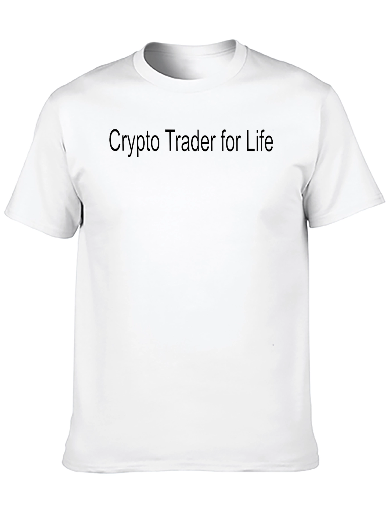 Crypto Trader for Life Black T-Shirt