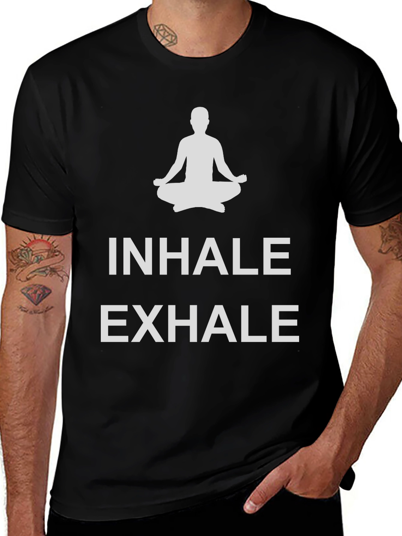 Inhale Exhale Yoga Meditation T-Shirt
