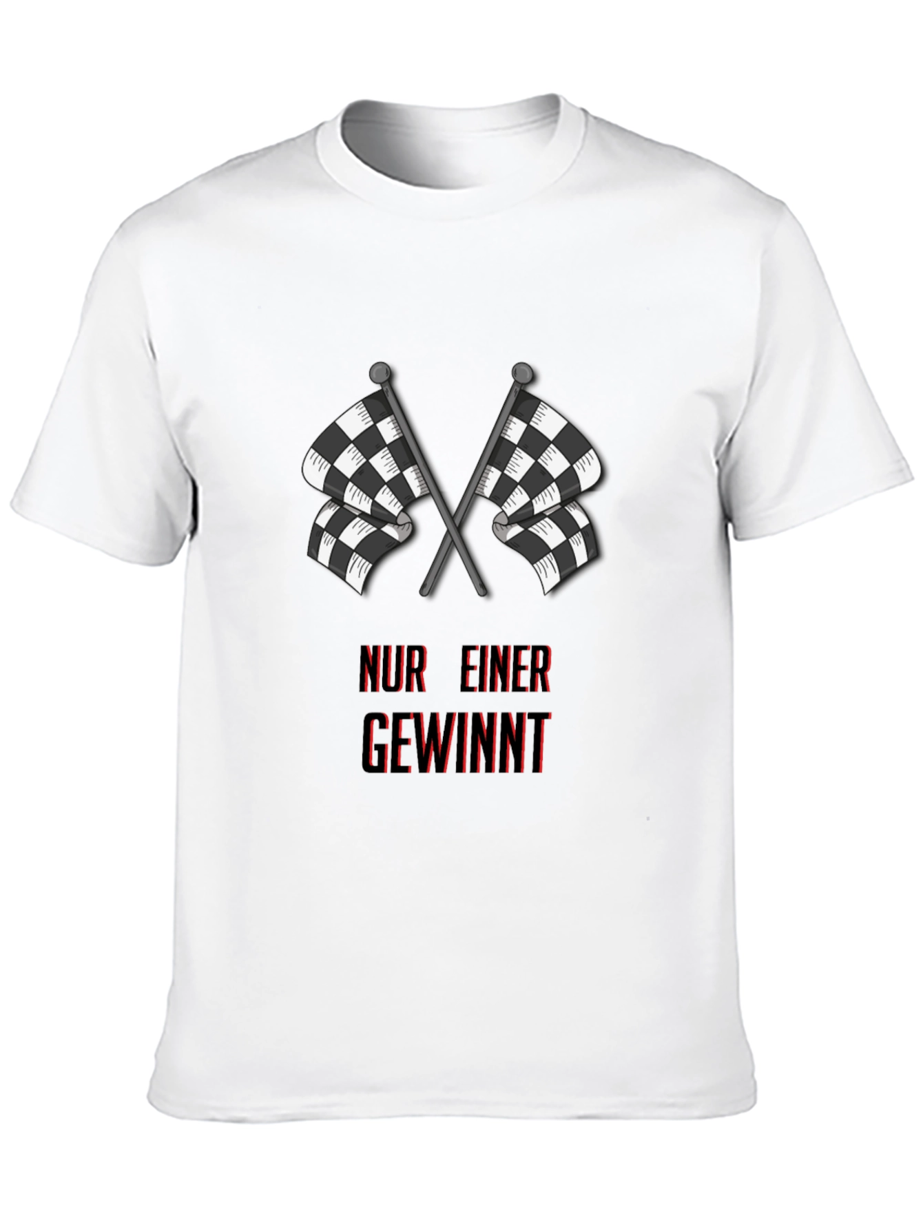 Racing Flags Black T-Shirt