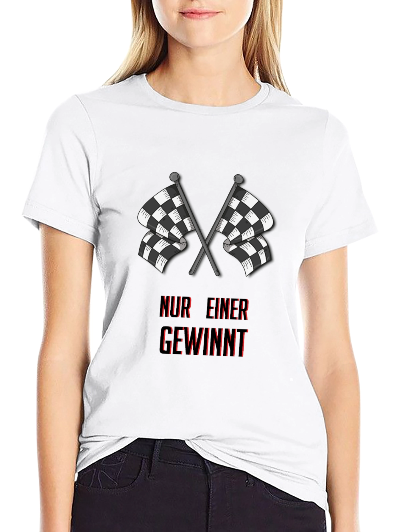 Racing Flags Black T-Shirt