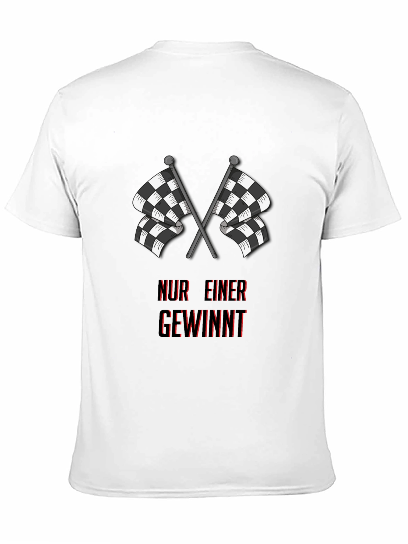 Racing Flags Black T-Shirt
