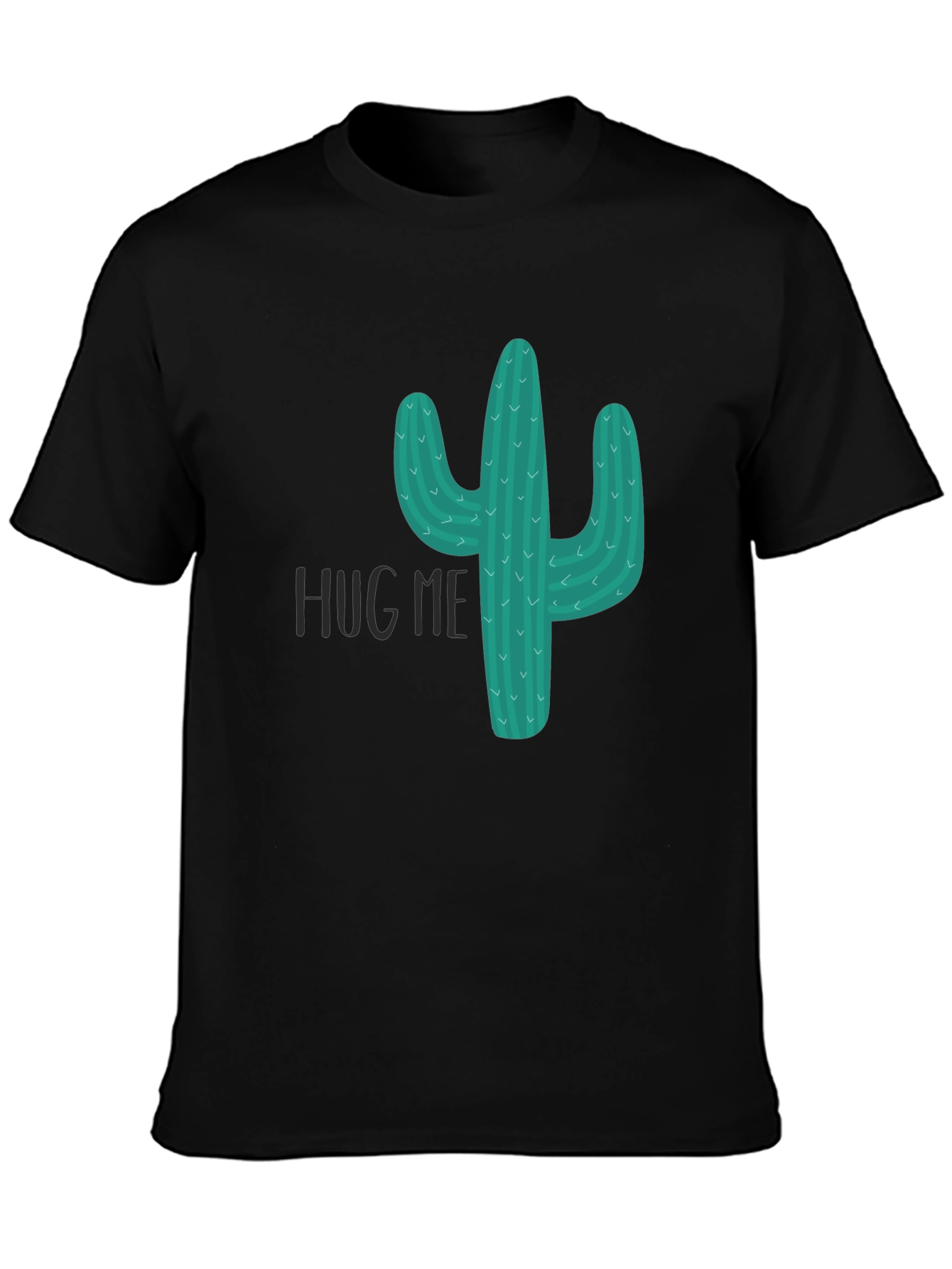 Cactus Hug Me T-Shirt - Novelty Graphic Tee