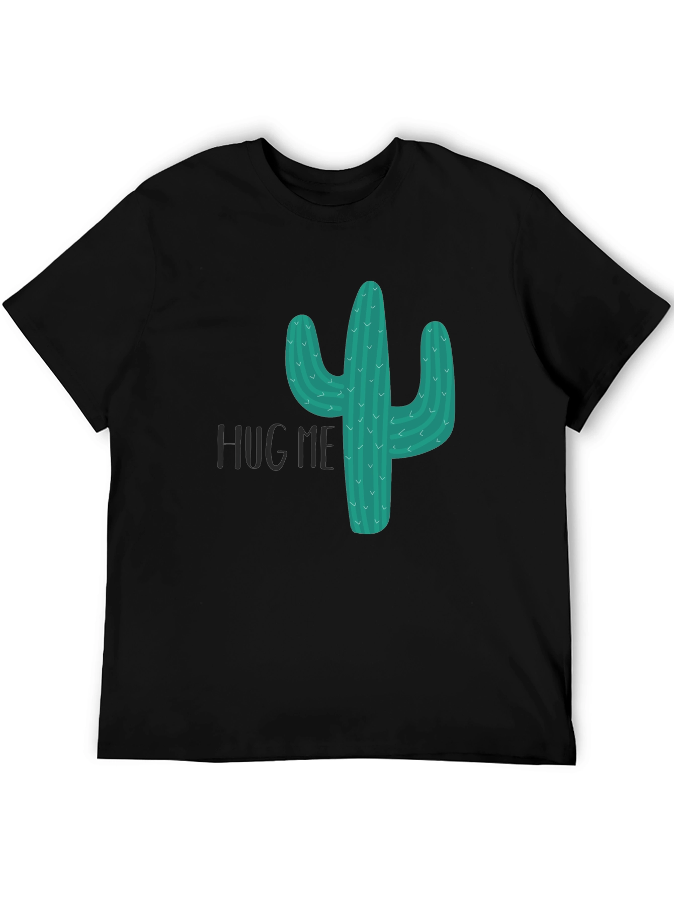 Cactus Hug Me T-Shirt - Novelty Graphic Tee