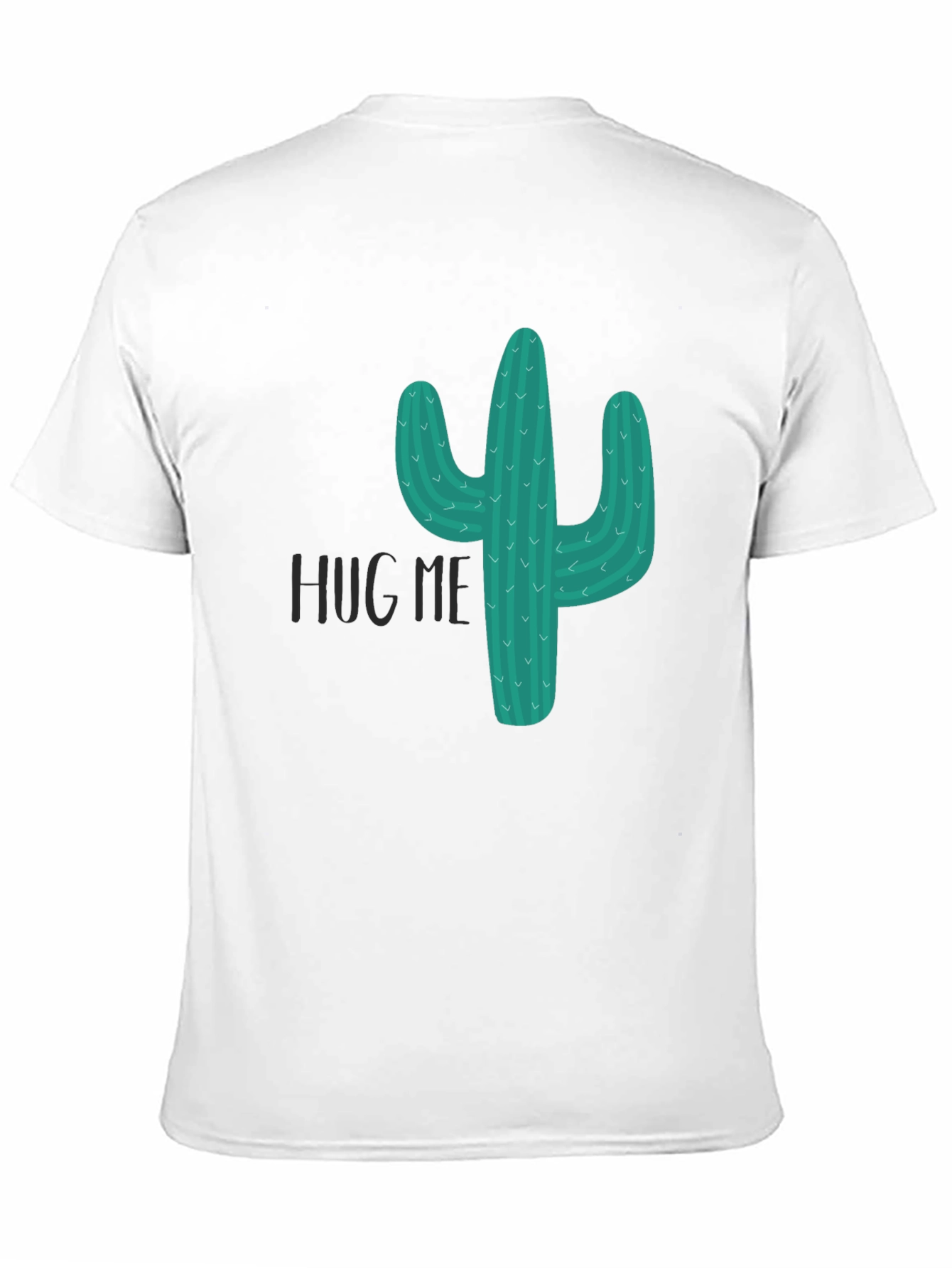 Cactus Hug Me T-Shirt - Novelty Graphic Tee