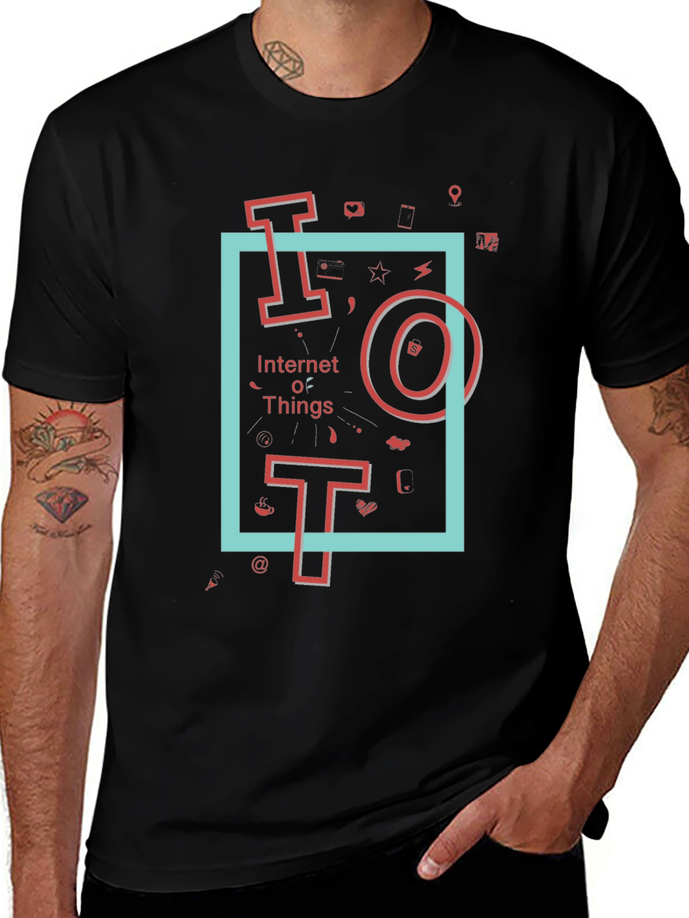 IoT Graphic Print T-Shirt