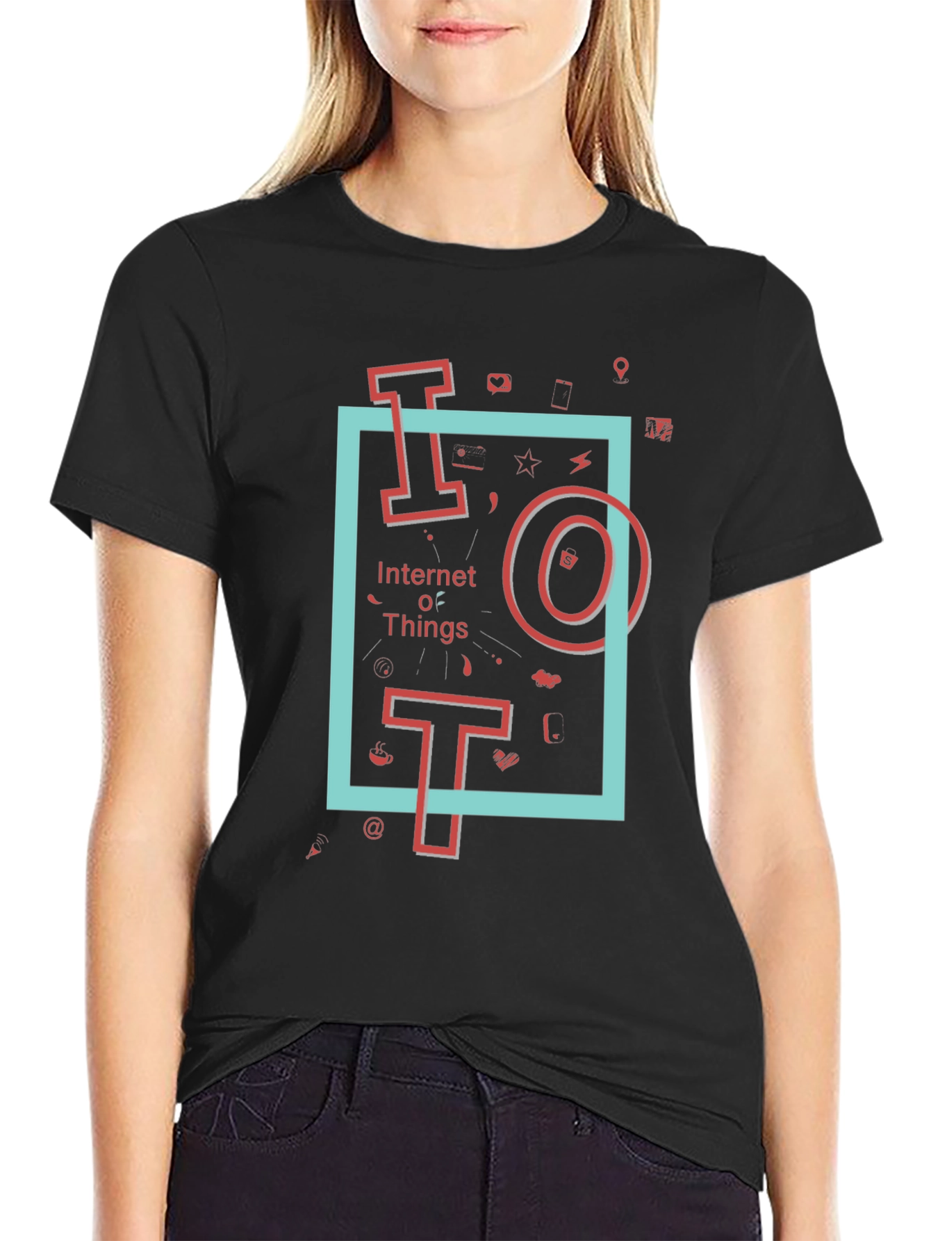 IoT Graphic Print T-Shirt
