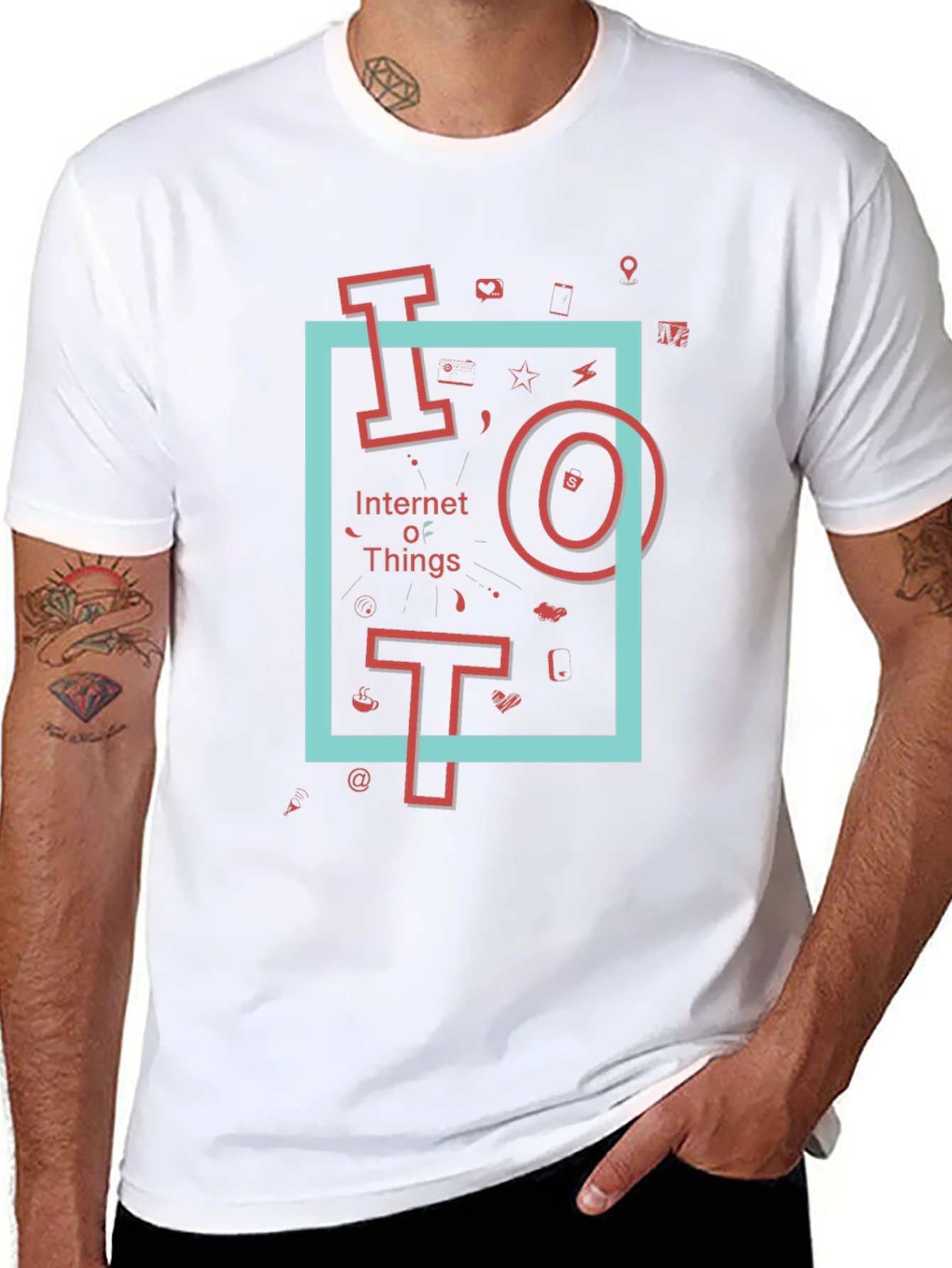 IoT Graphic Print T-Shirt