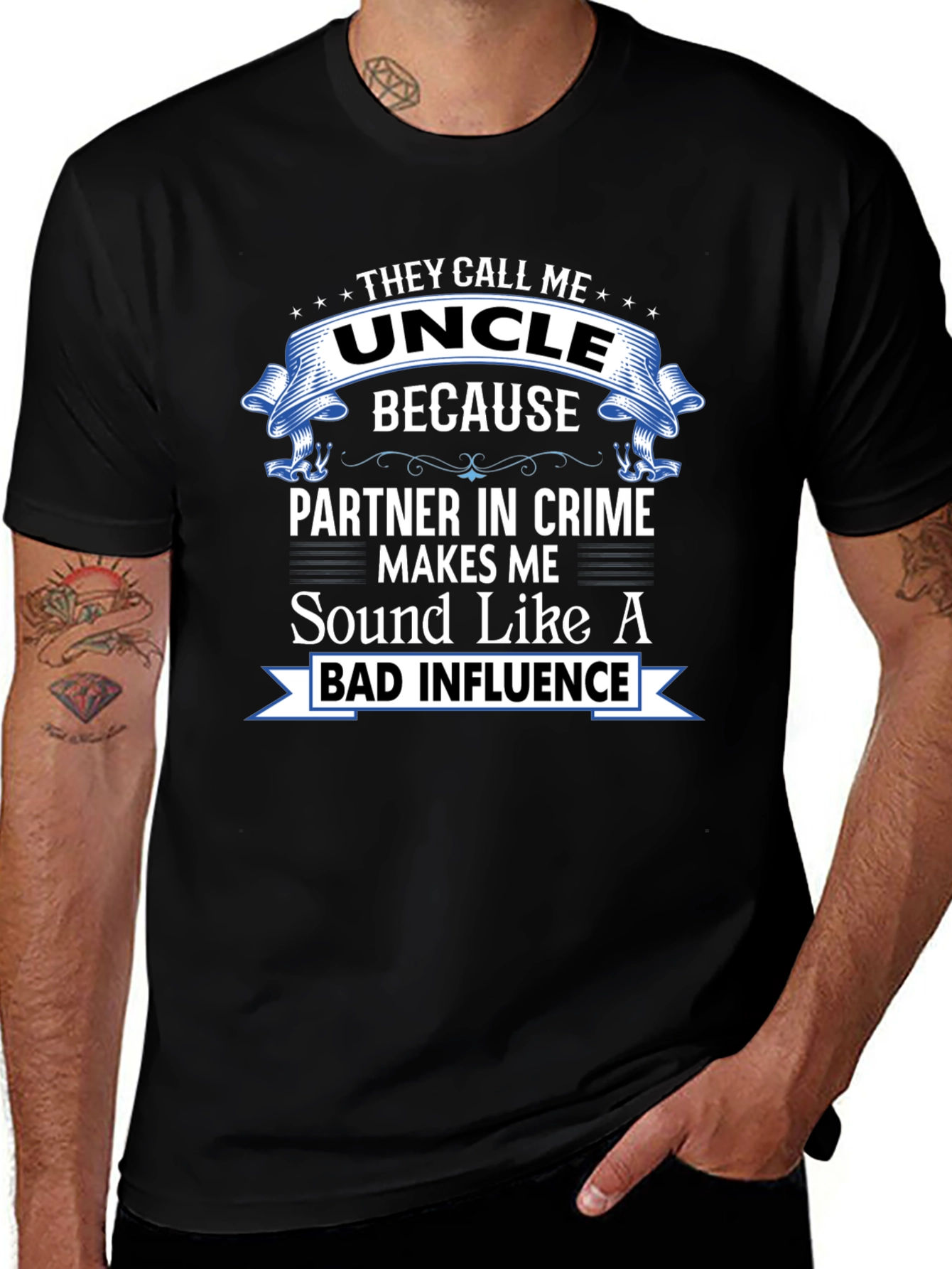 Funny Uncle T-Shirt - Partner In Crime