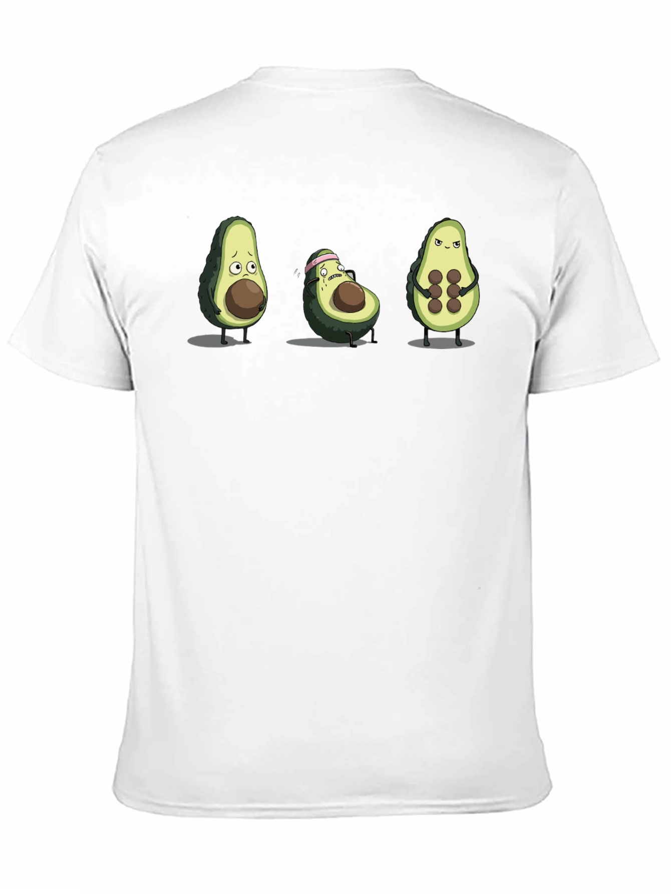 Funny Avocado Gym T-Shirt Workout Tee
