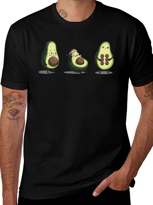 Funny Avocado Gym T-Shirt Workout Tee