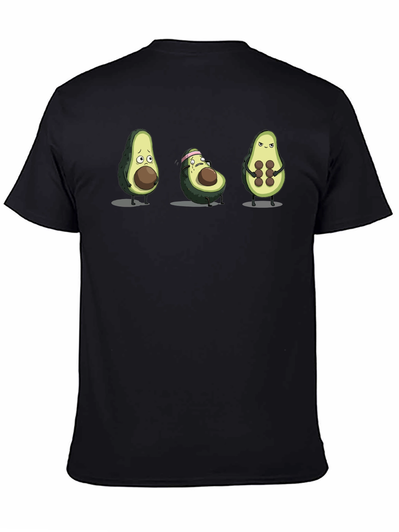 Funny Avocado Gym T-Shirt Workout Tee