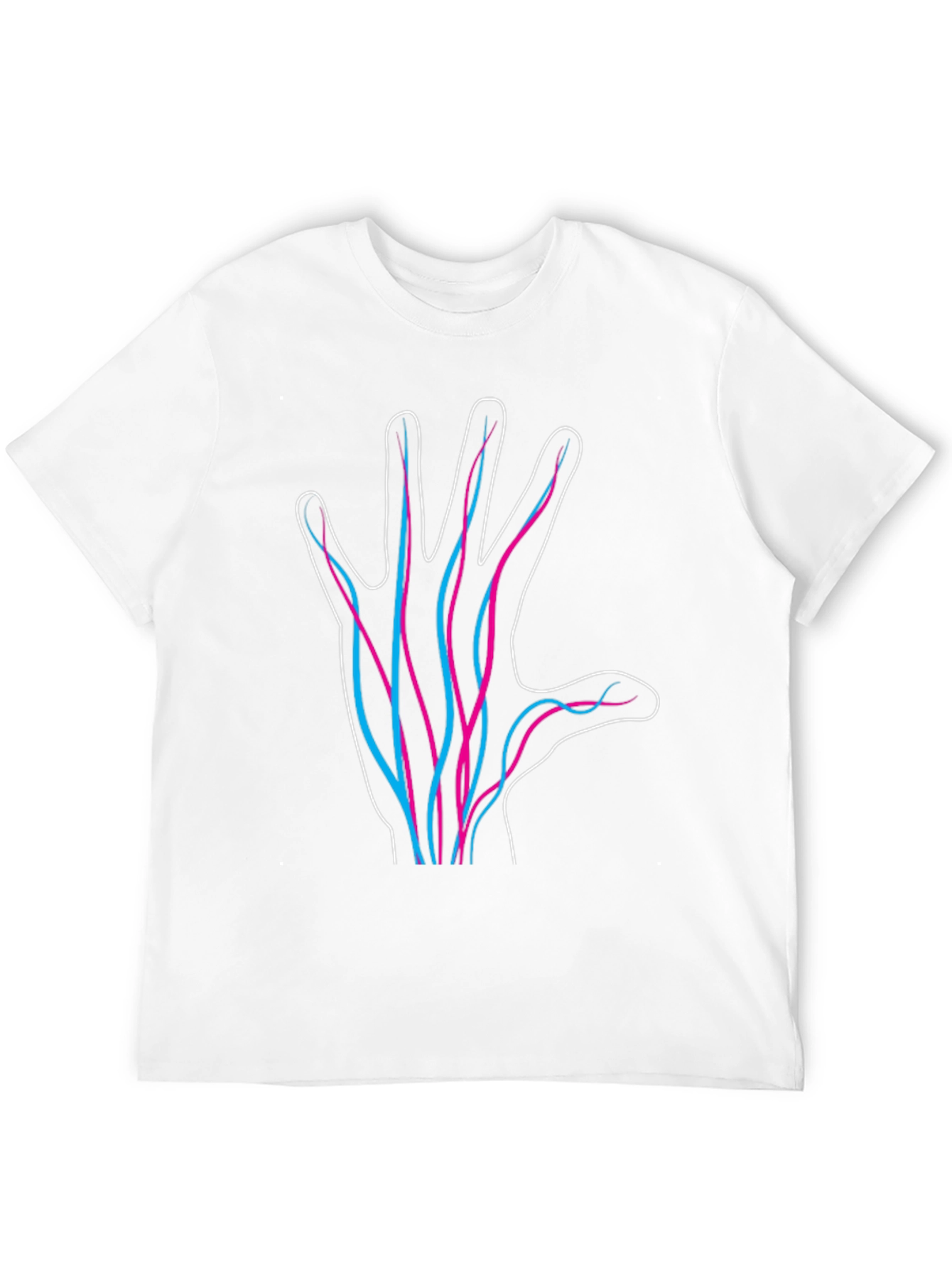 Hand Vein Tee - Unique Graphic Print