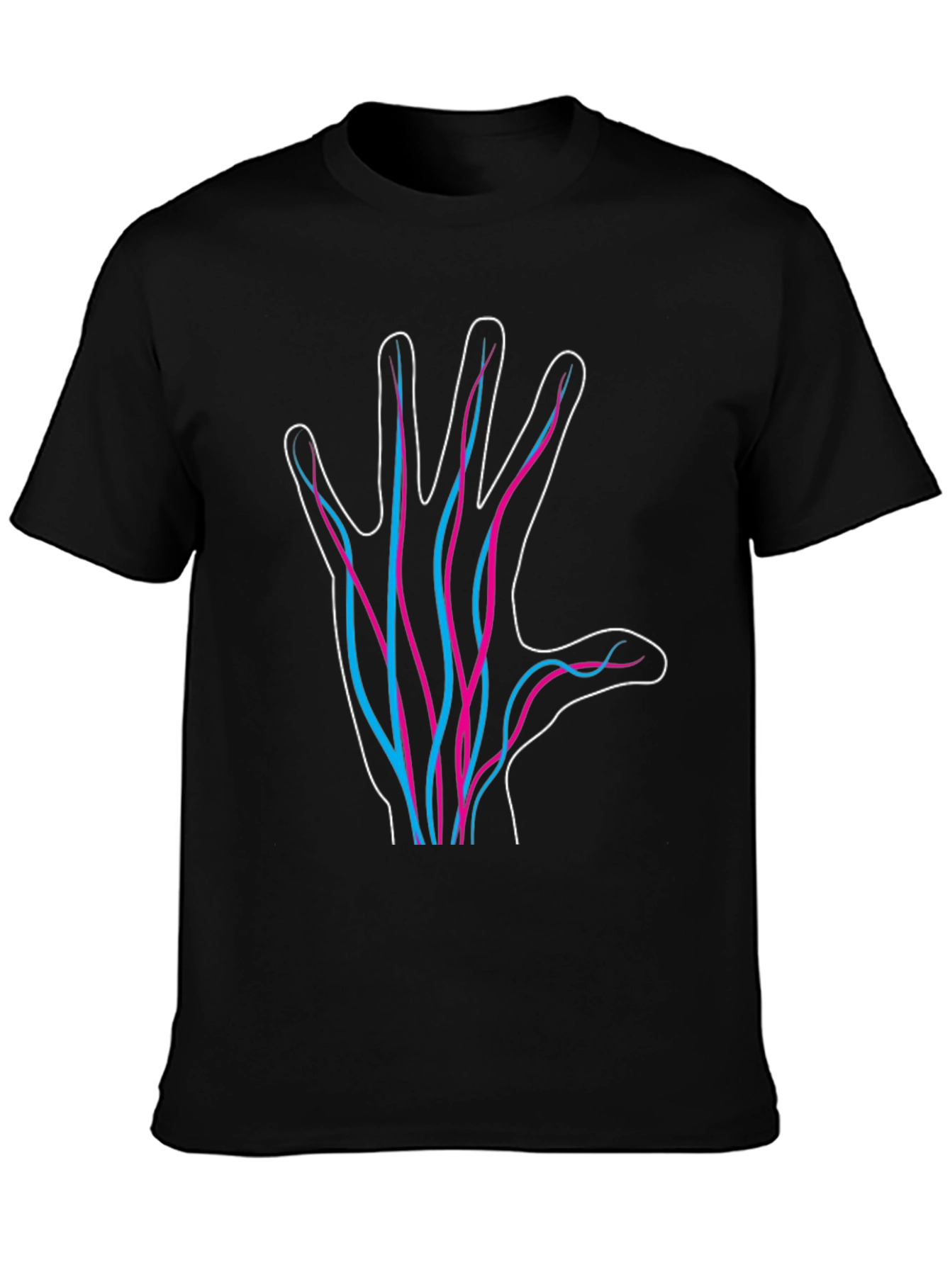 Hand Vein Tee - Unique Graphic Print